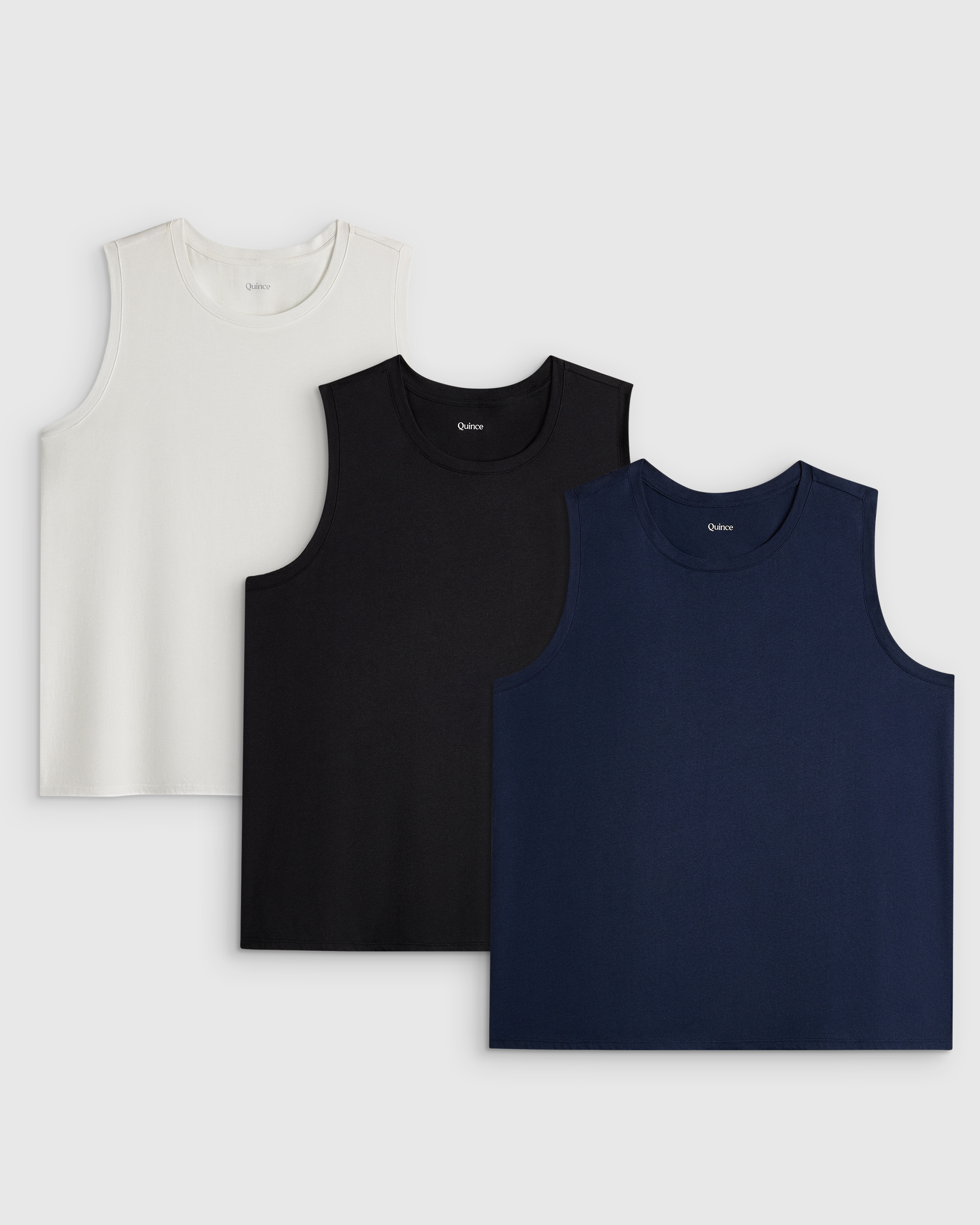 Women's Plus Size Cotton Modal Muscle Tank 3 Pack Bundle