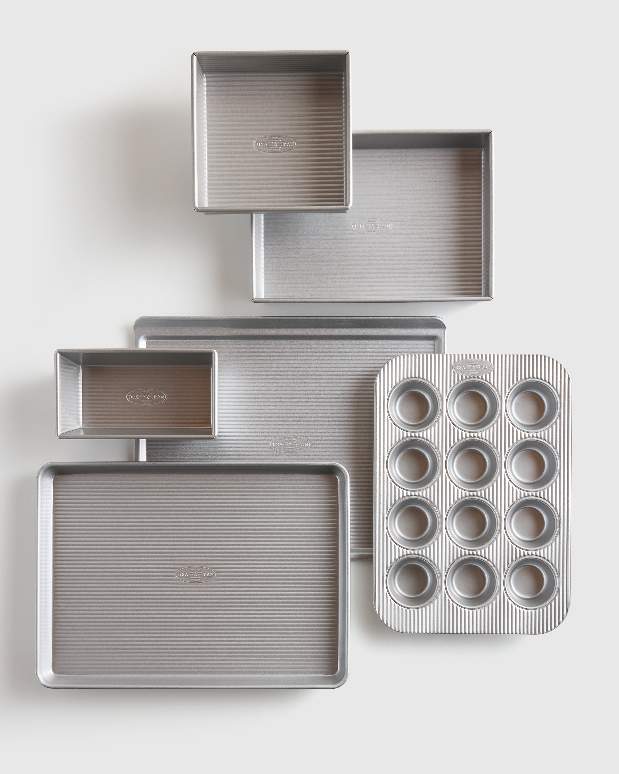 6-Pc Nonstick Steel Bakeware Set by USA Pan