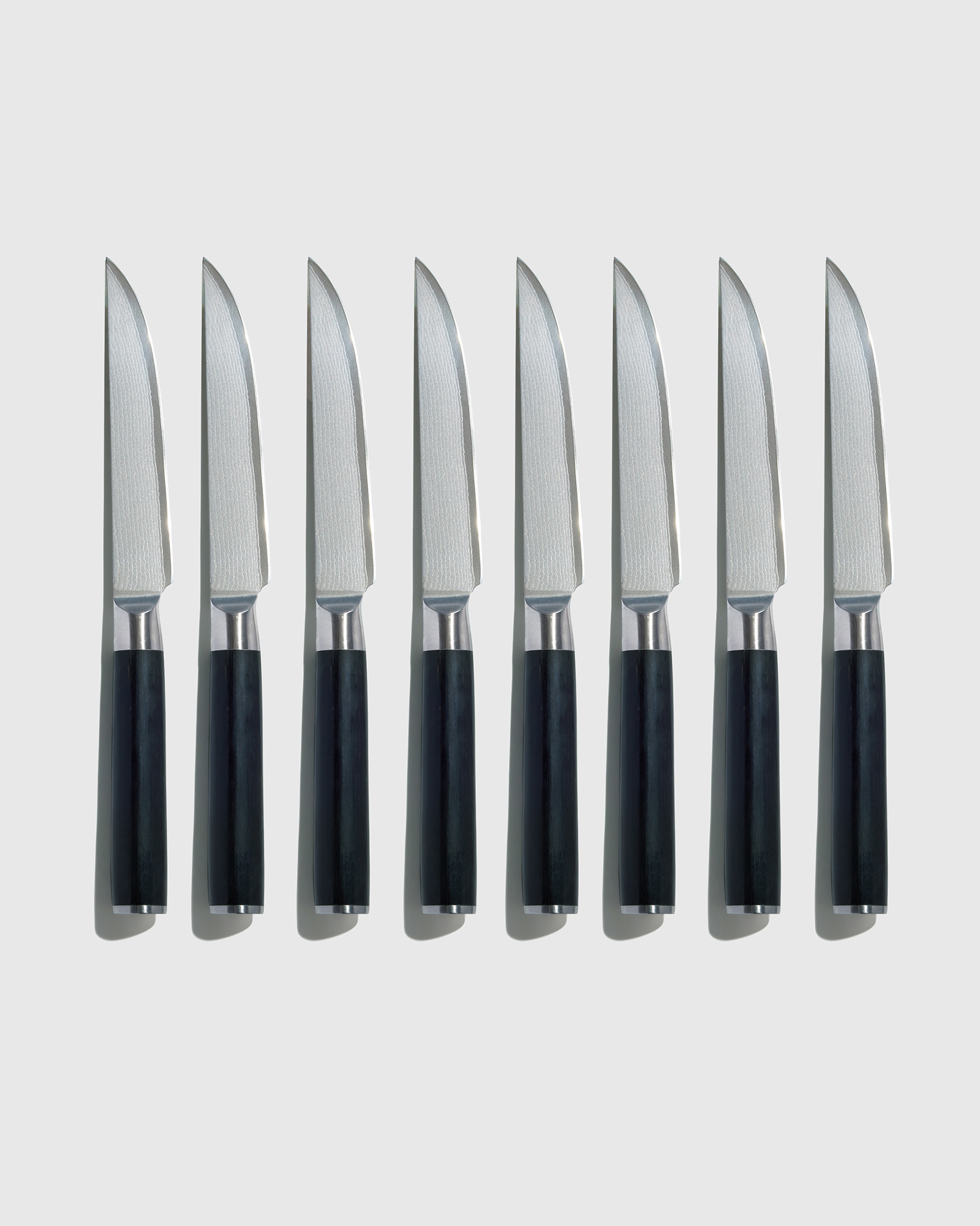 Japanese Damascus Steel Steak Knife, Set of 8