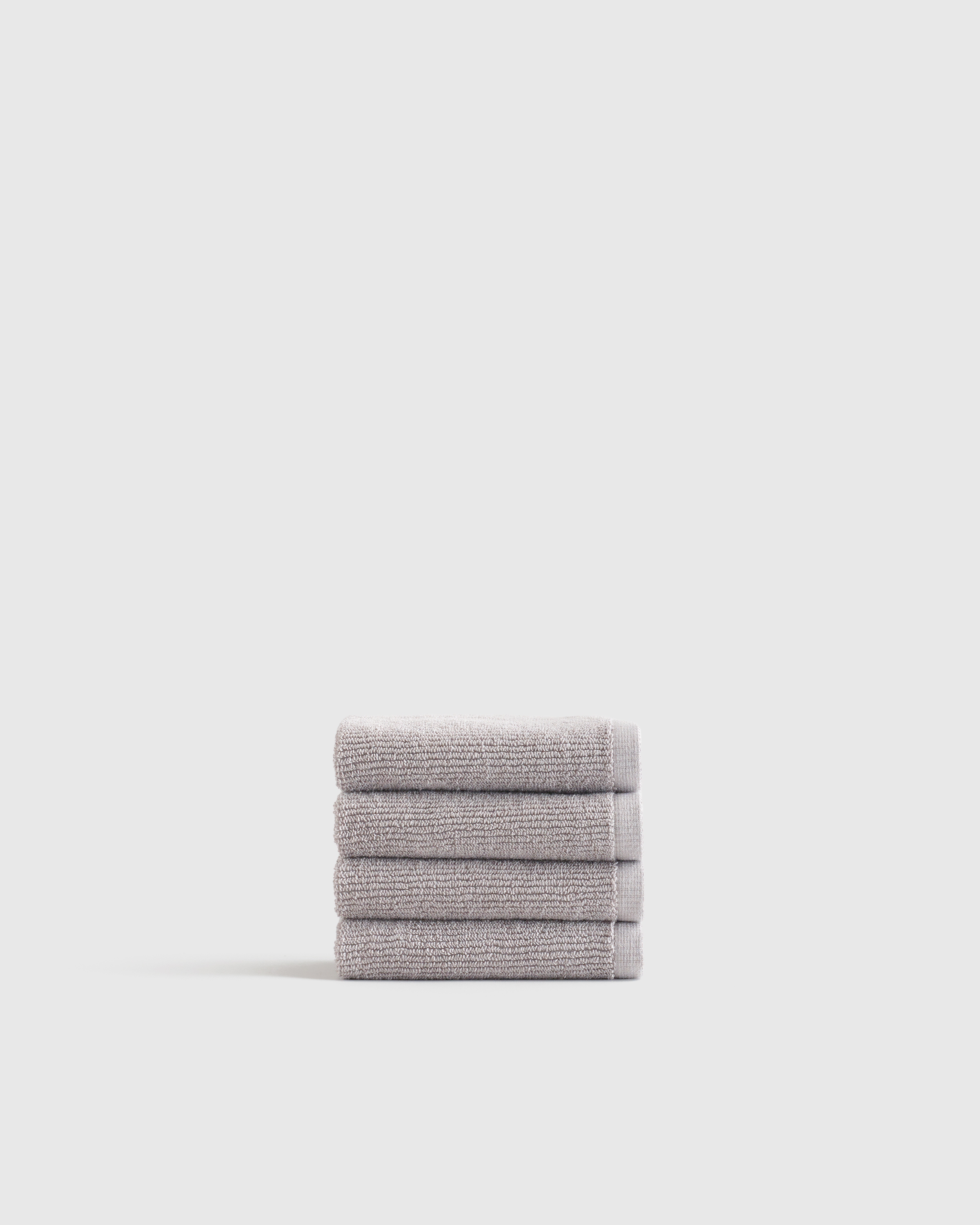 Turkish Ribbed Quick Dry Washcloth (Set of 4)