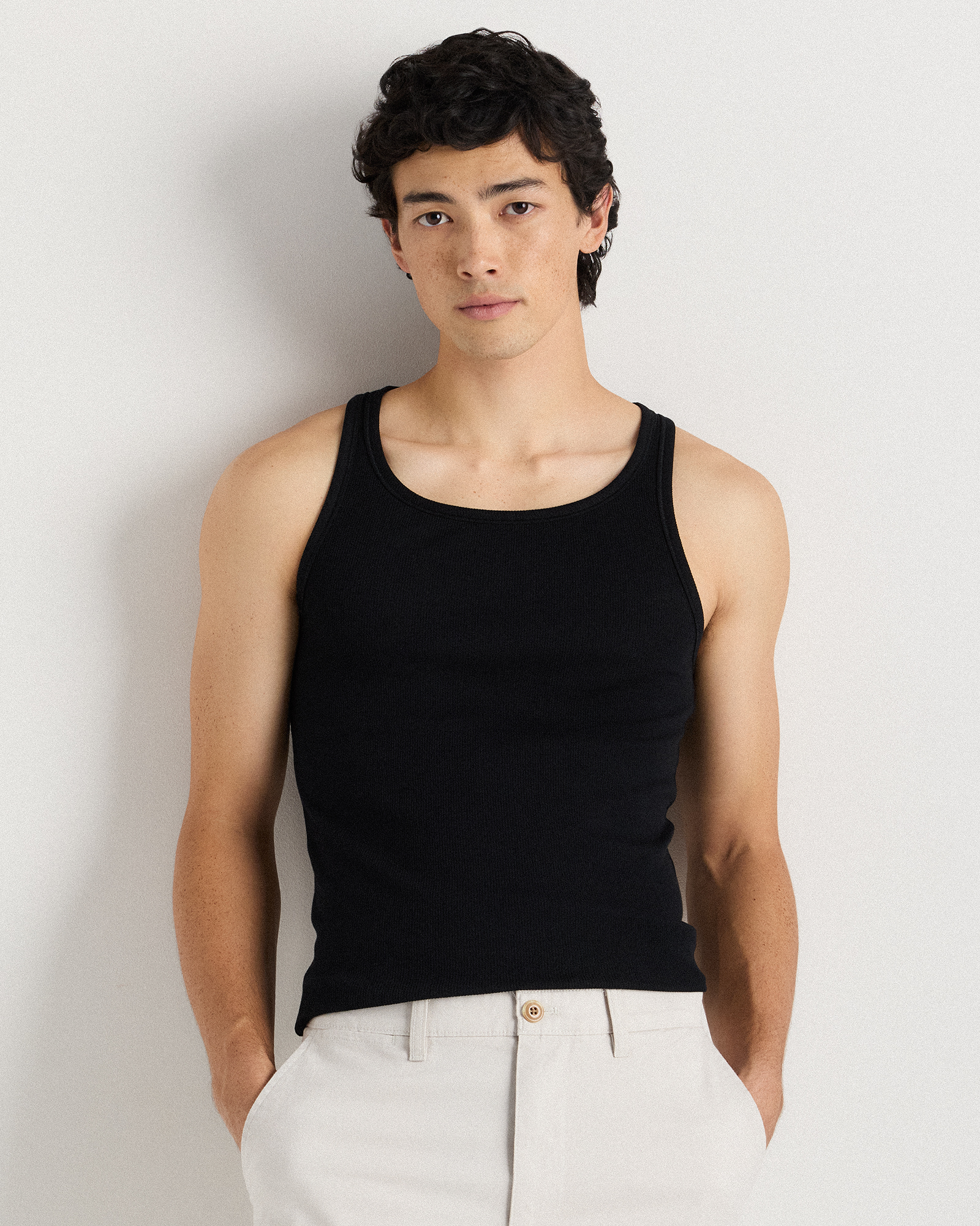 Organic Cotton Ribbed Tank Top (3-Pack)