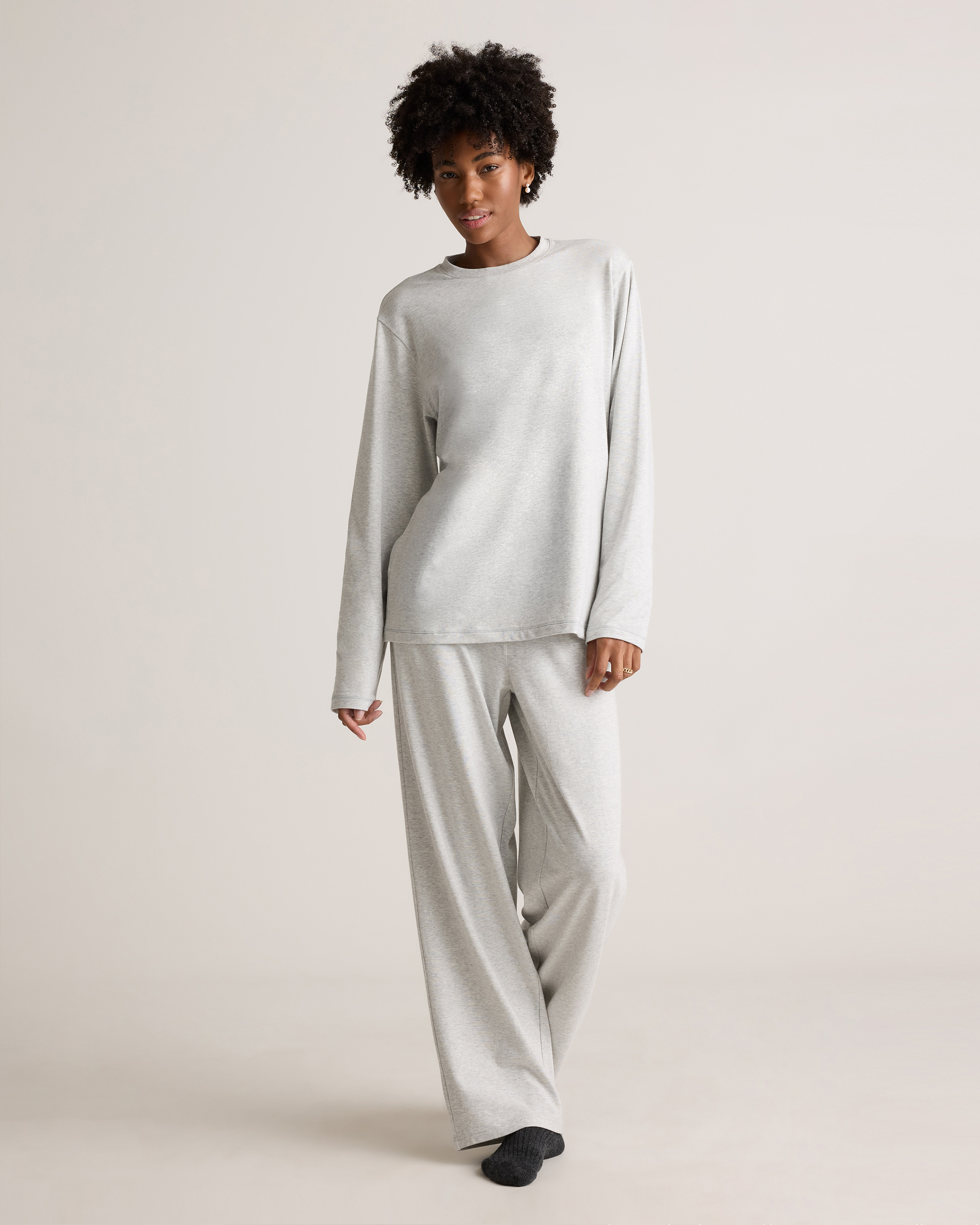 Dream Lounge Oversized Long Sleeve Pajama Set