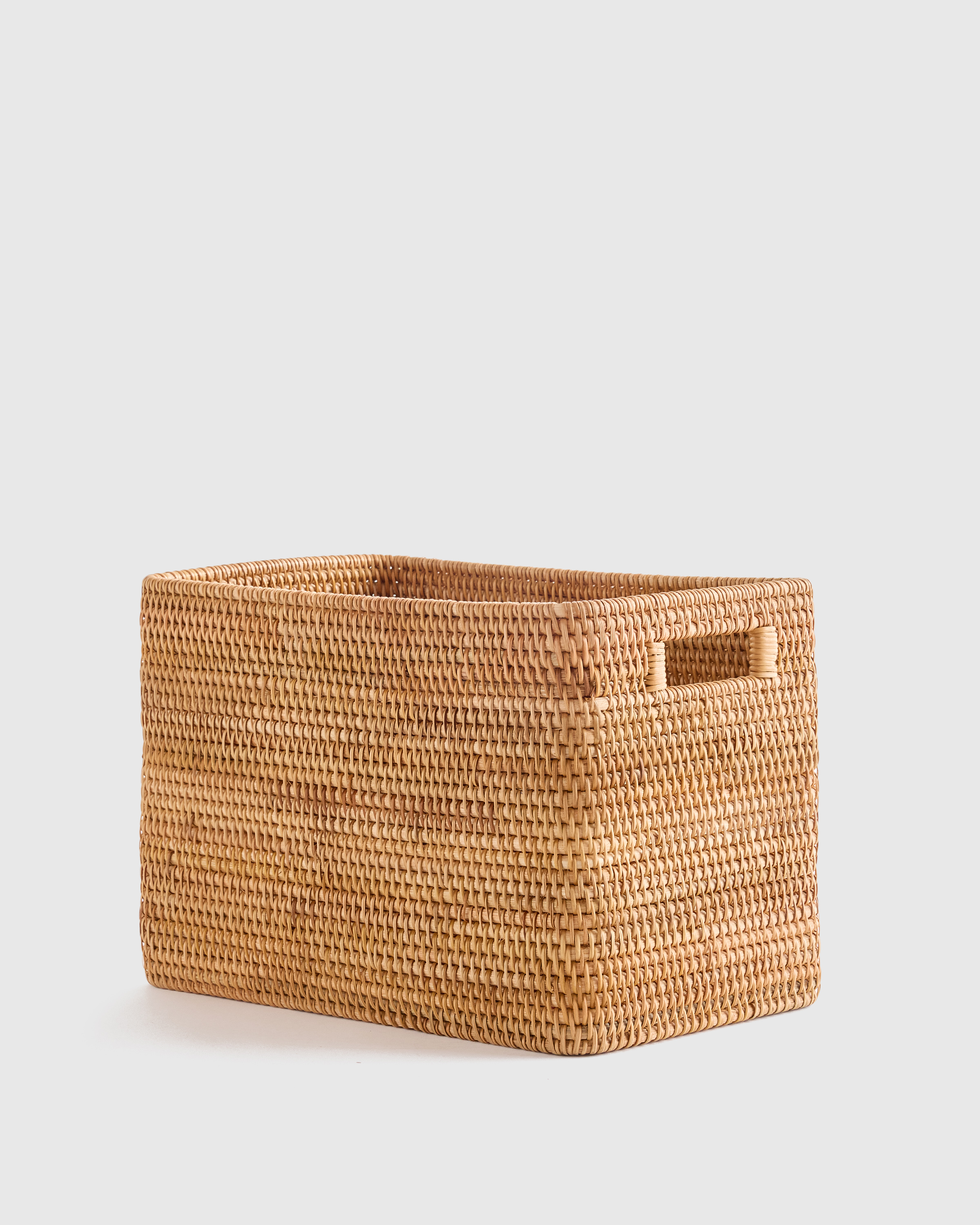 Handwoven Rattan Legal Size Storage Box