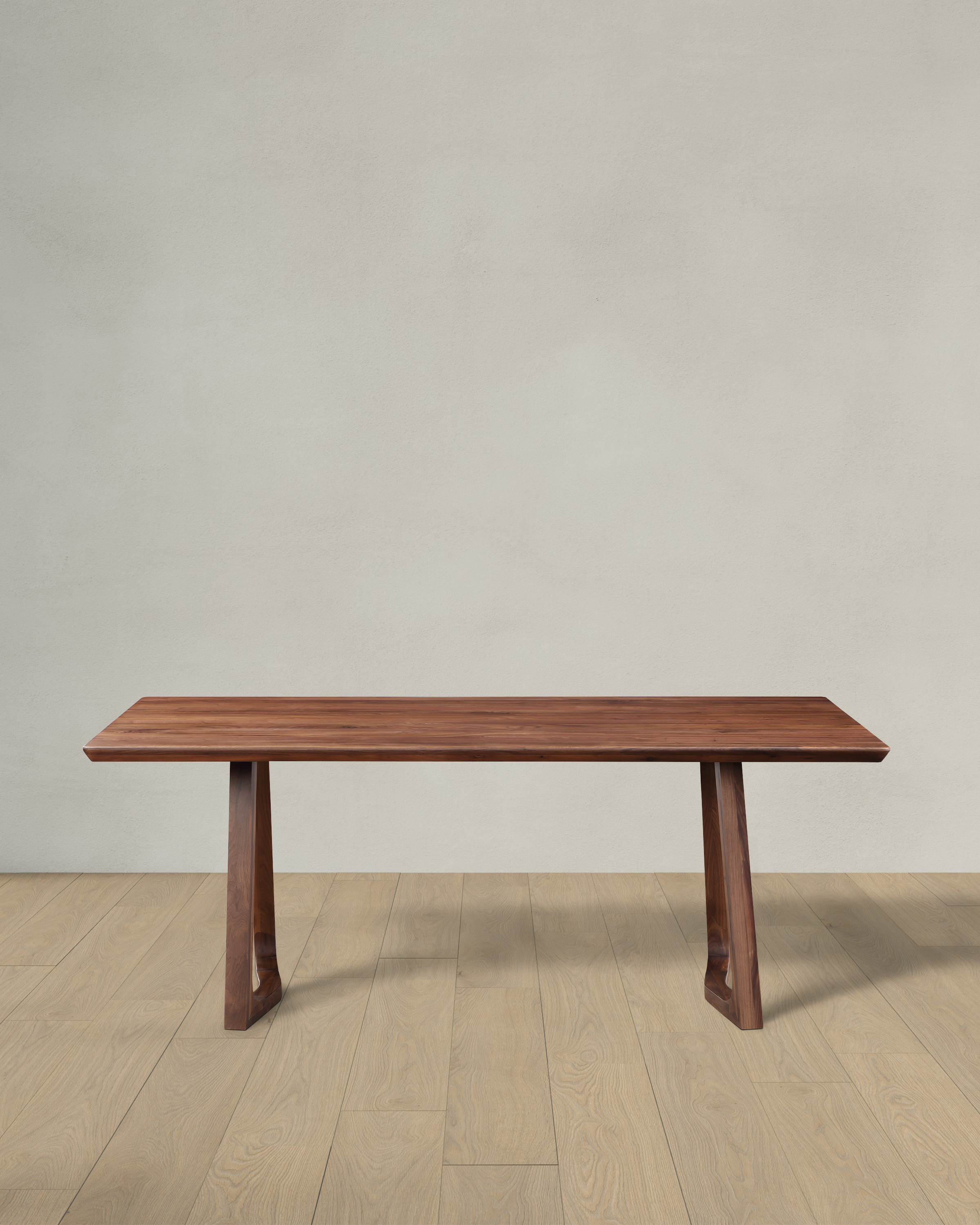 Solid Wood Midcentury Dining Table