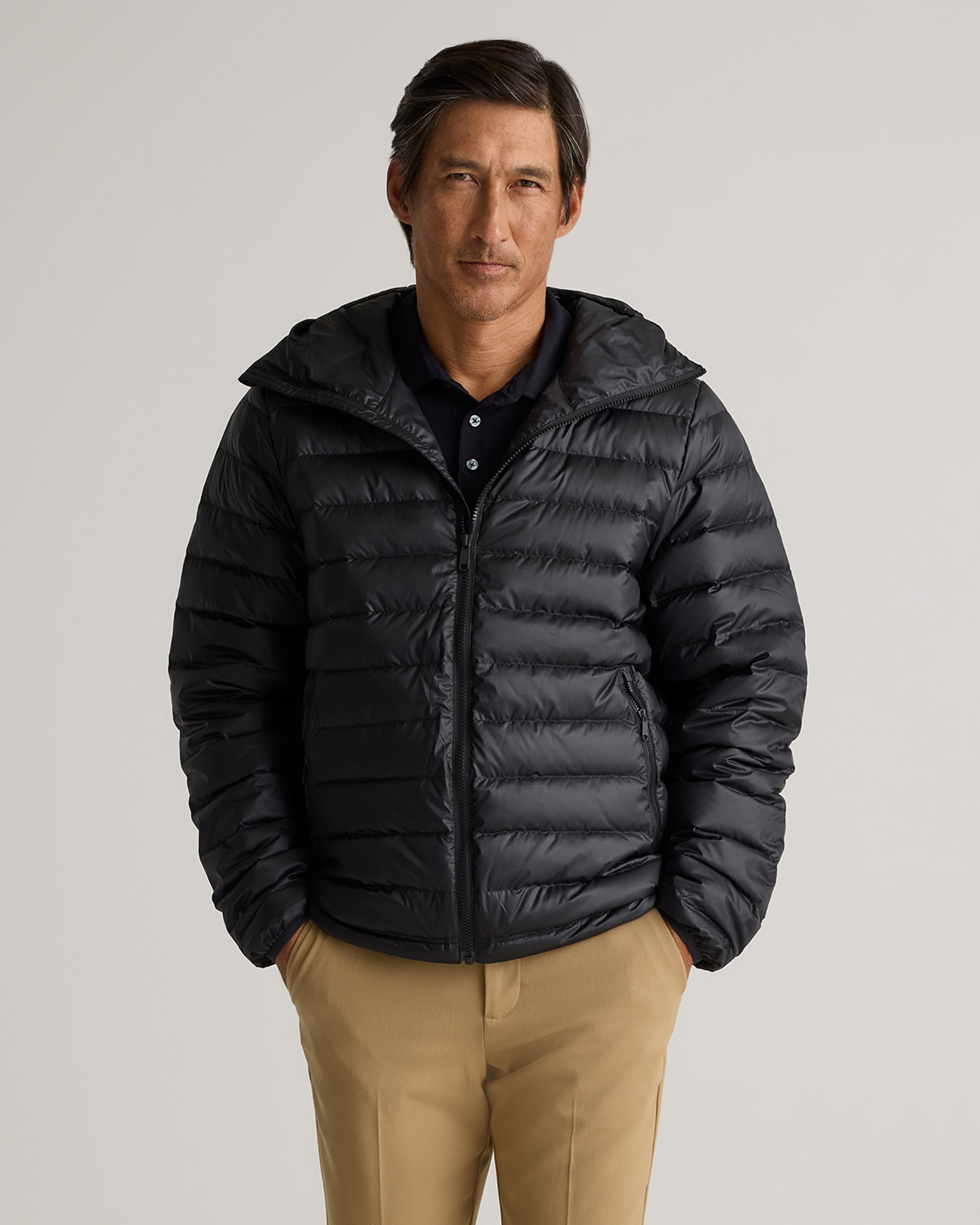 Lightweight Down Packable Puffer Hooded Jacket