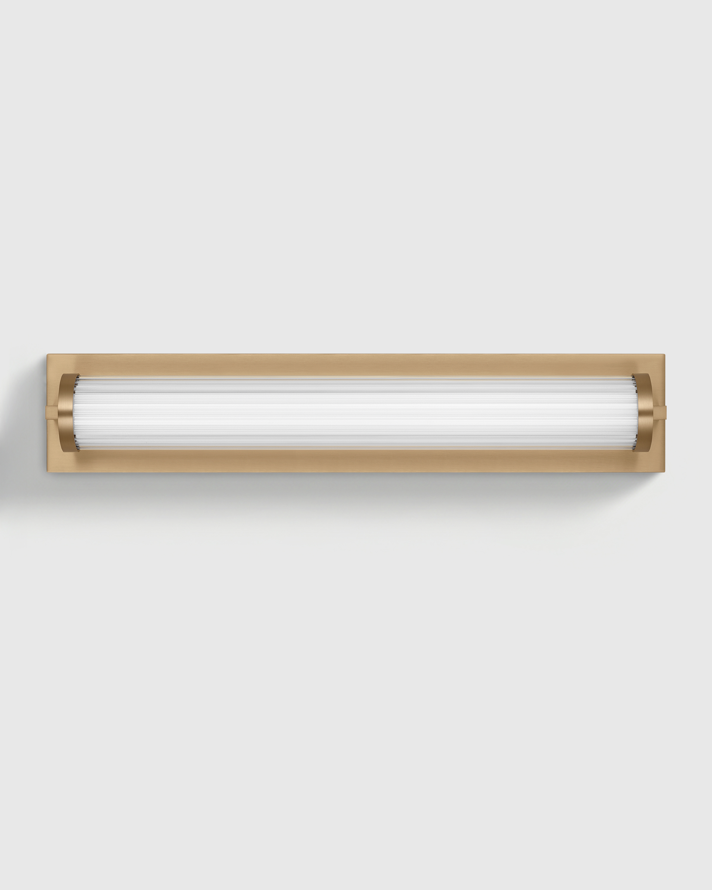 Ribbed Steel LED Vanity Sconce