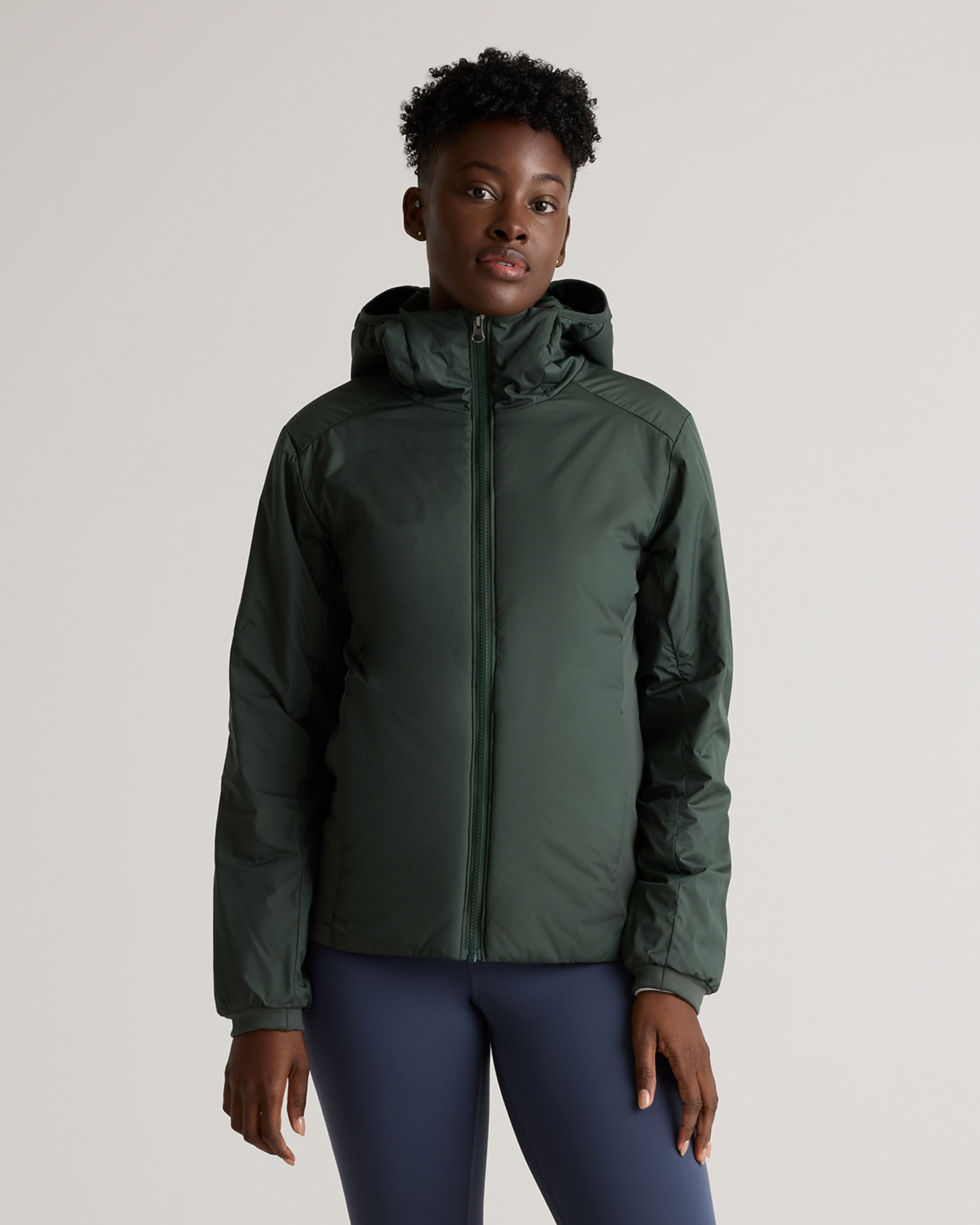 Hybrid Insulated Lightweight Hooded Jacket