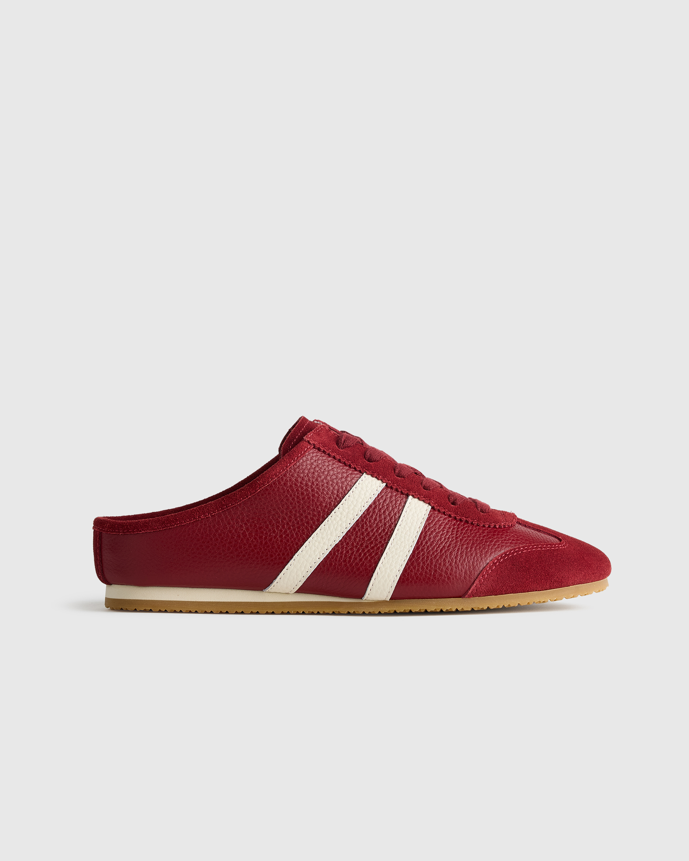 Italian Leather Sneaker Mule