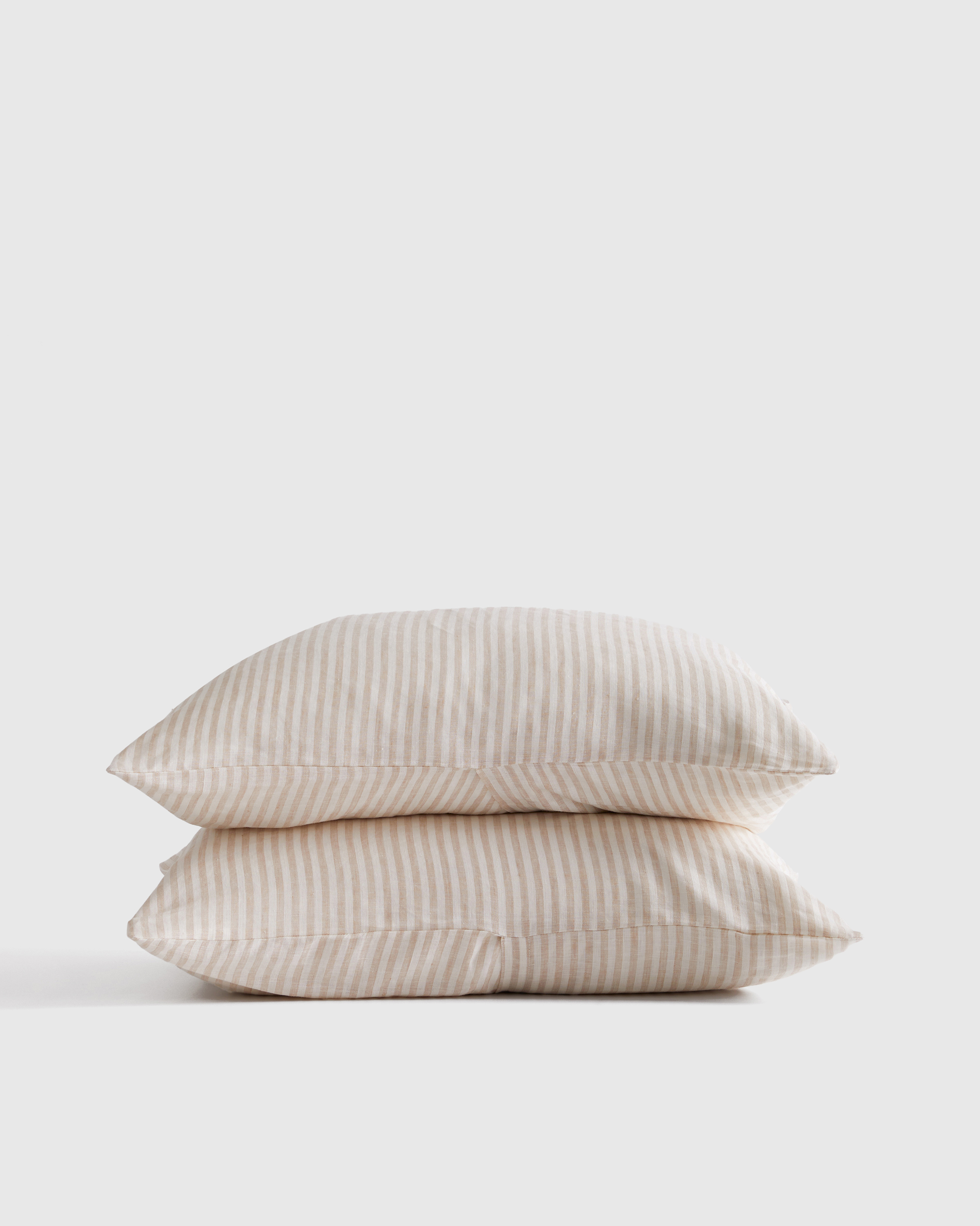 European Linen Stripe Sham Set
