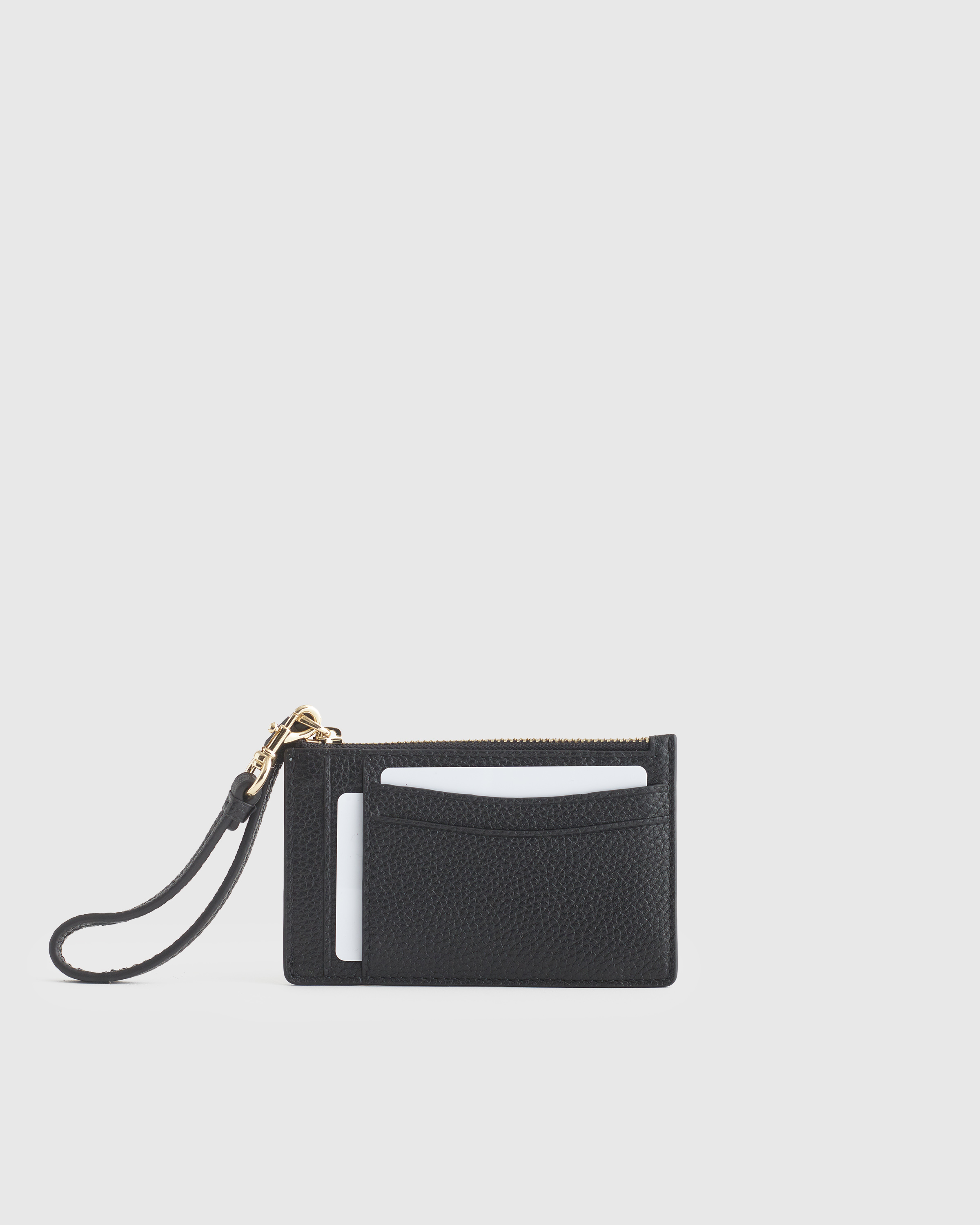 Italian Leather Card Case Wristlet