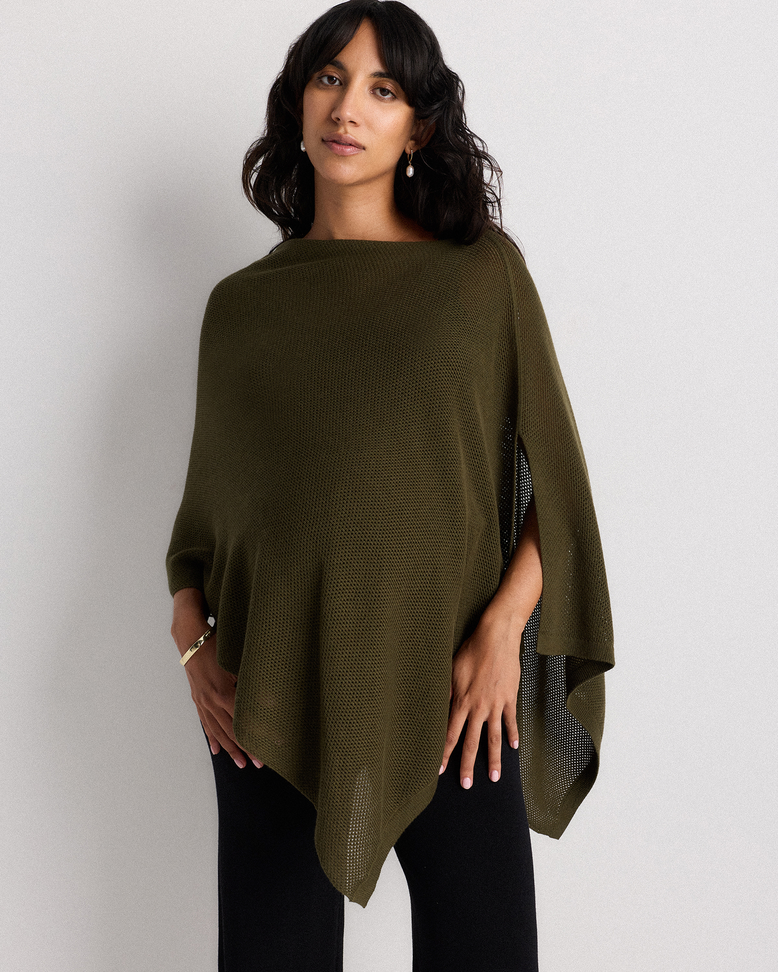 Lightweight Cotton Cashmere Nursing Shawl
