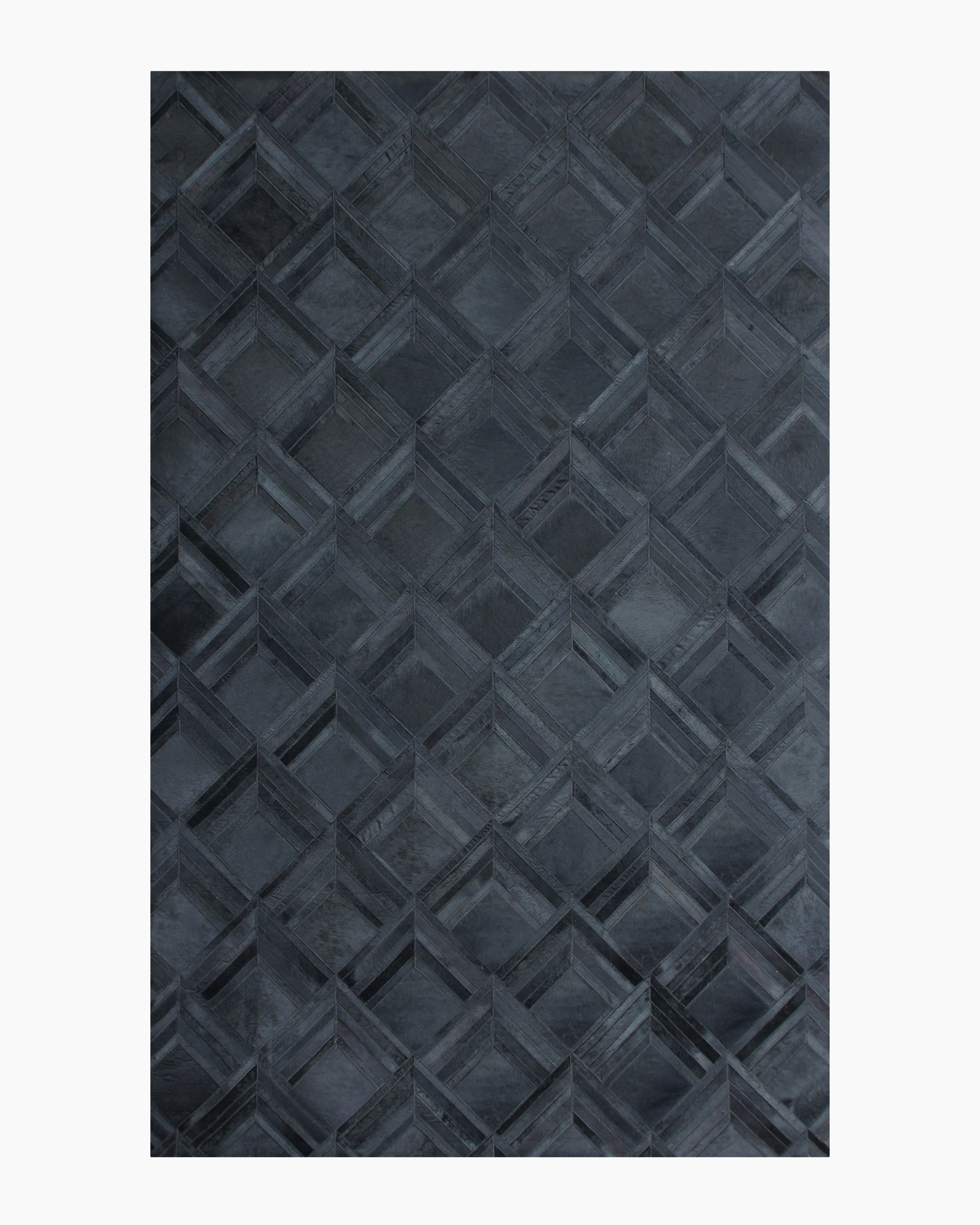 Blocks Hair on Hide Rug