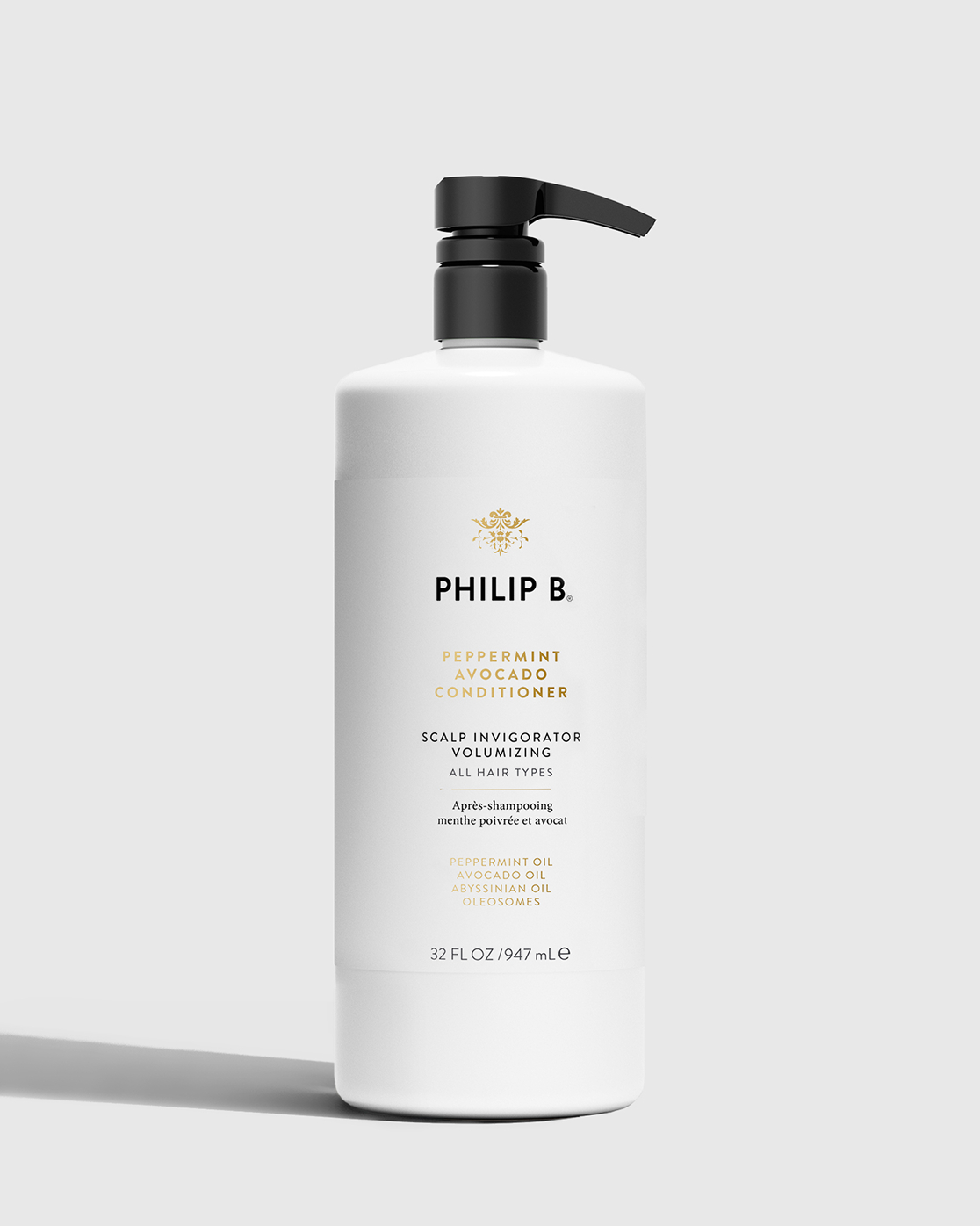 Peppermint Avocado Conditioner 32 oz by Philip B. Botanicals