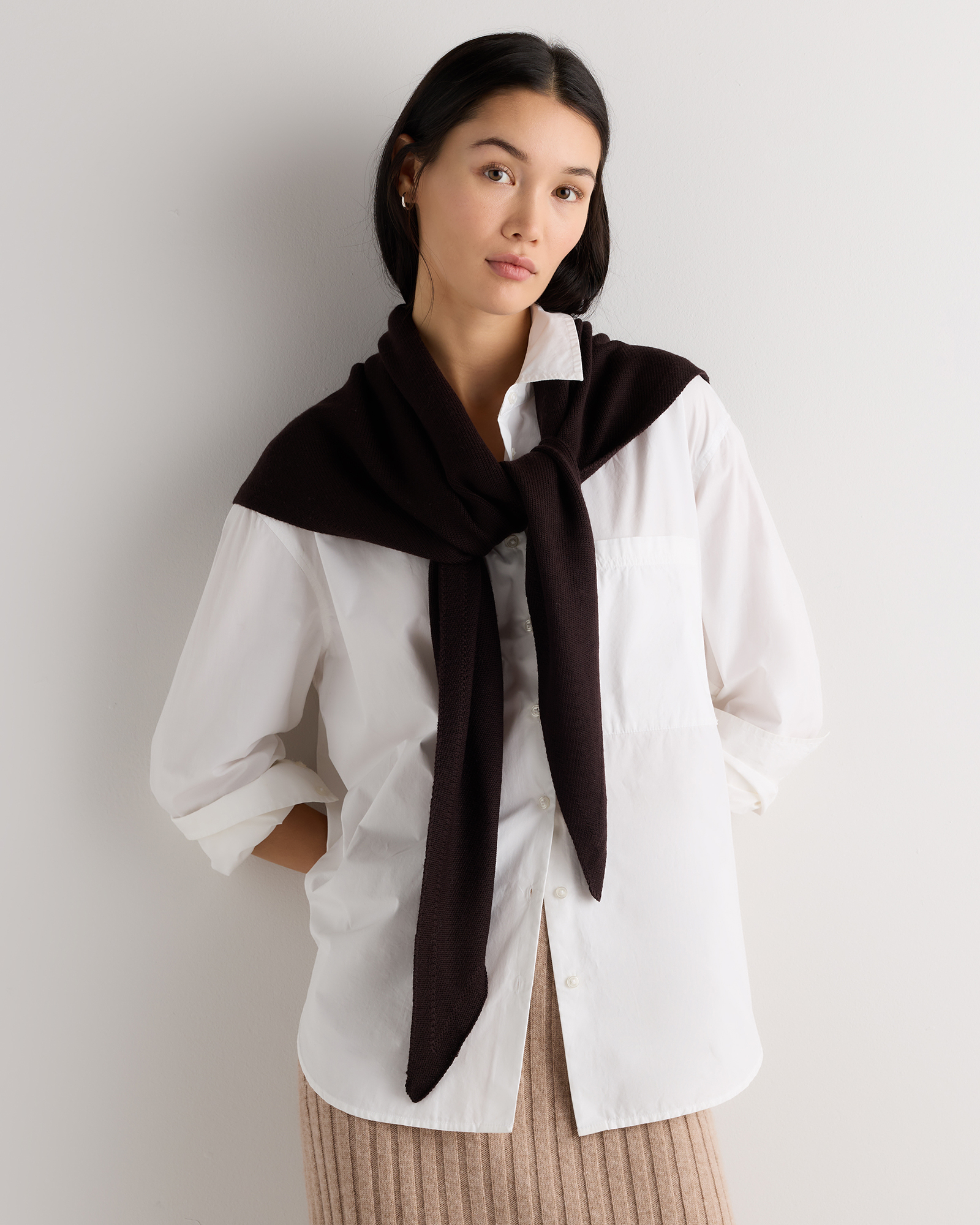 100% Merino Wool Large Triangle Scarf