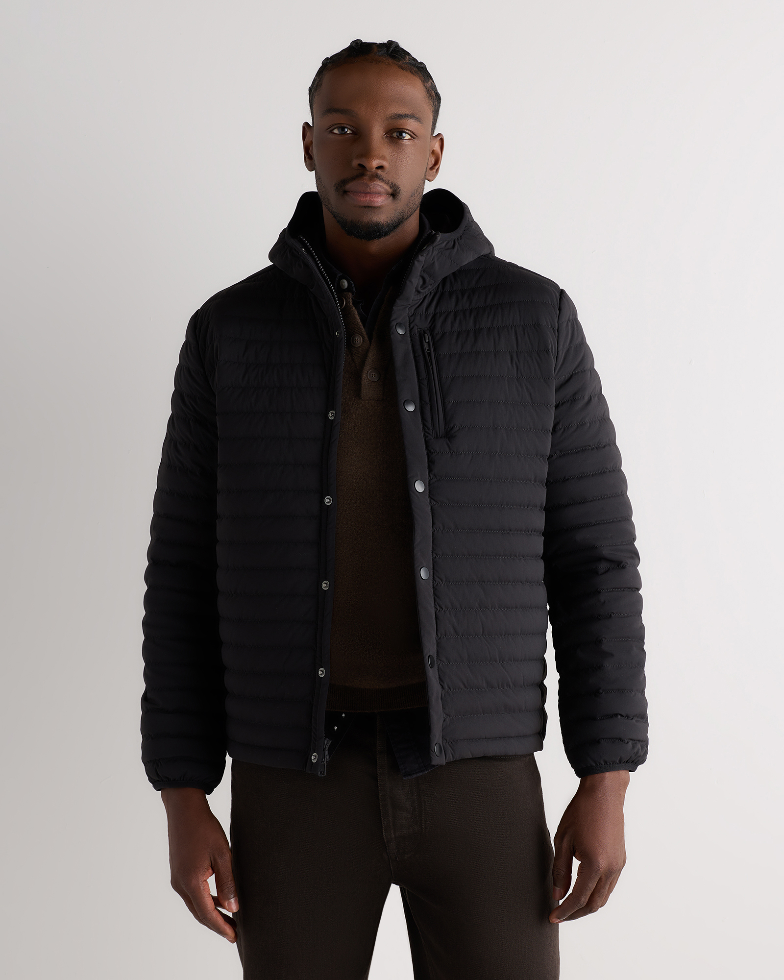 Responsible Down Hooded Quilted Jacket