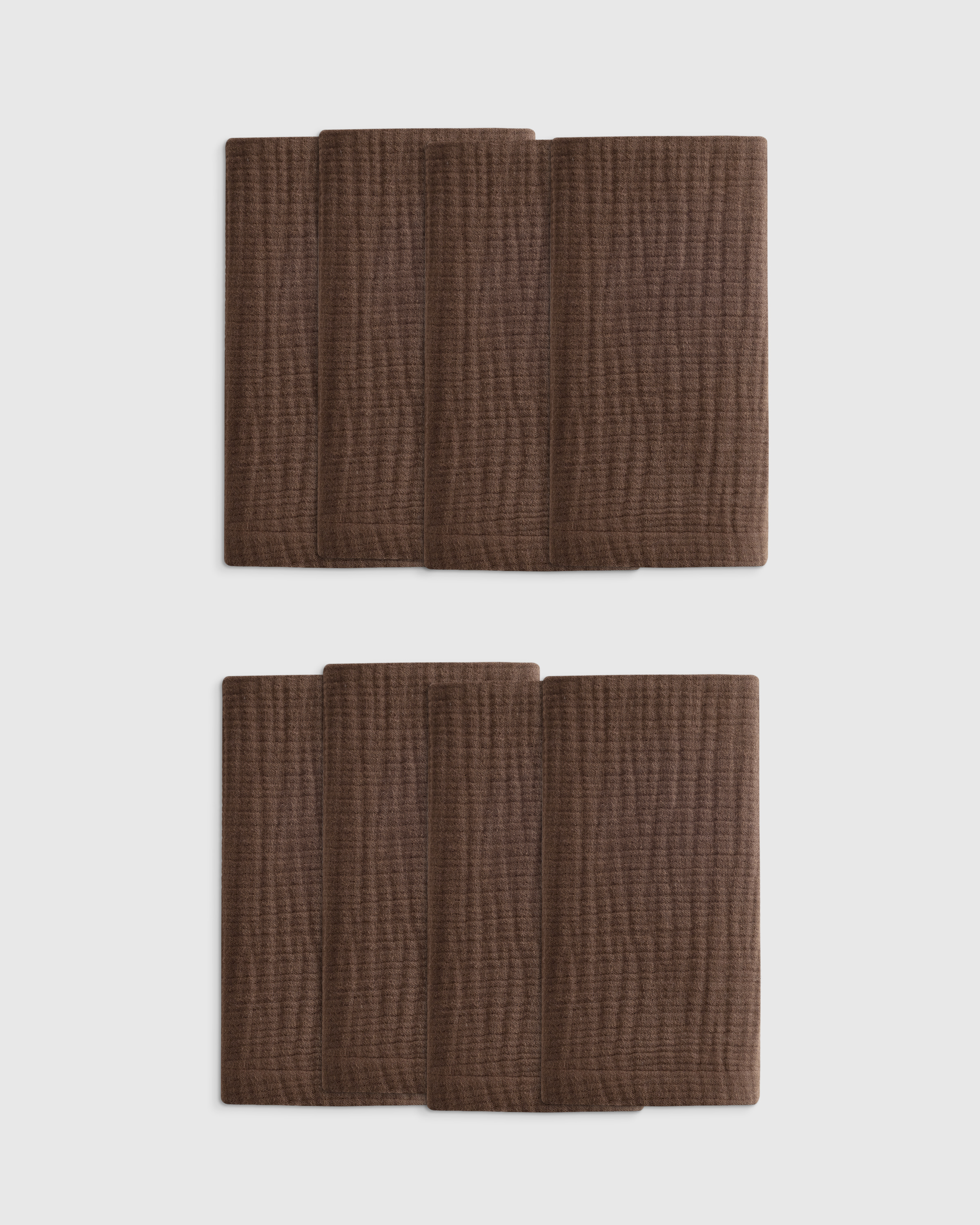 Organic Cotton Gauze Napkins, Set of 8
