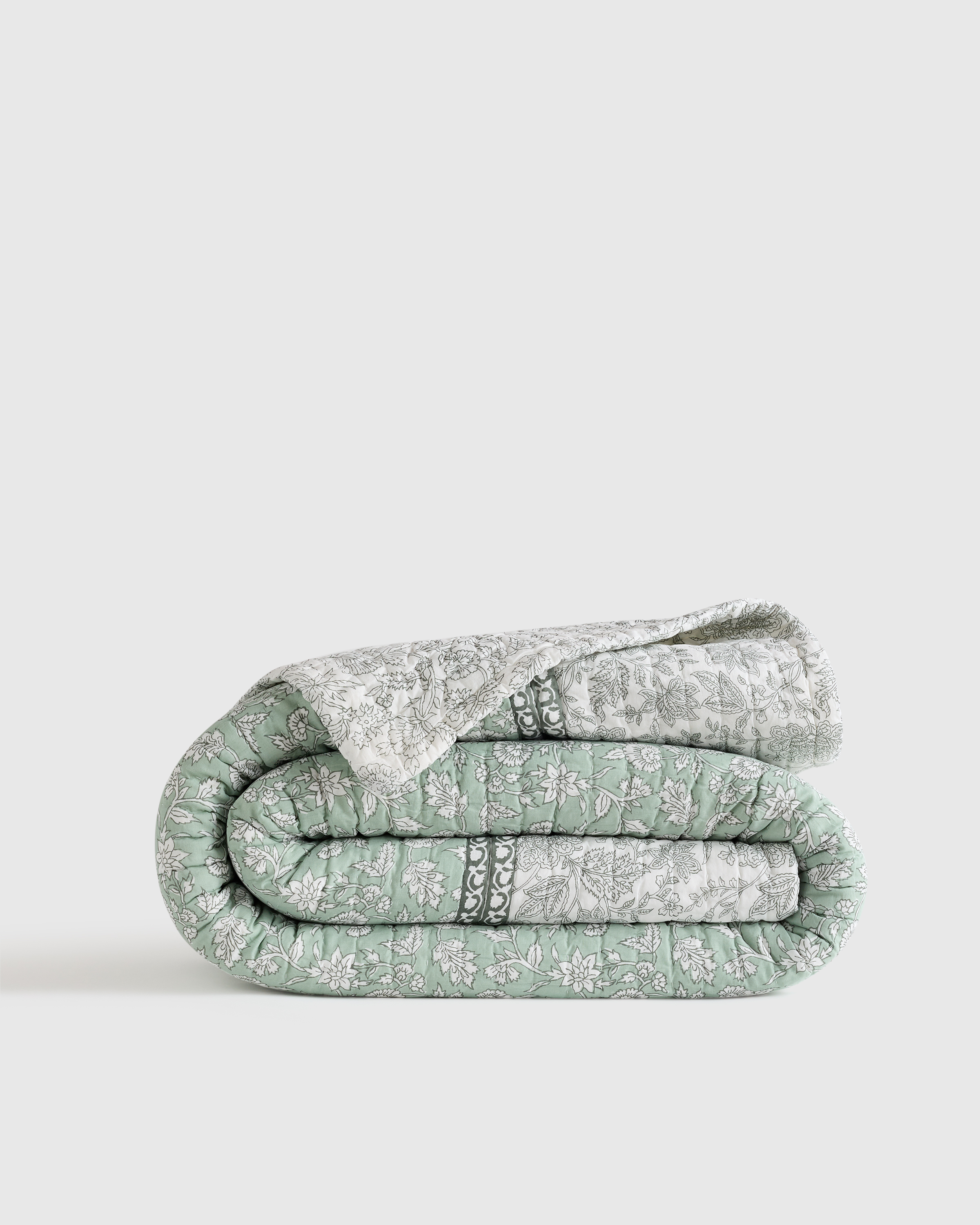 Organic Cotton Block Print Quilt