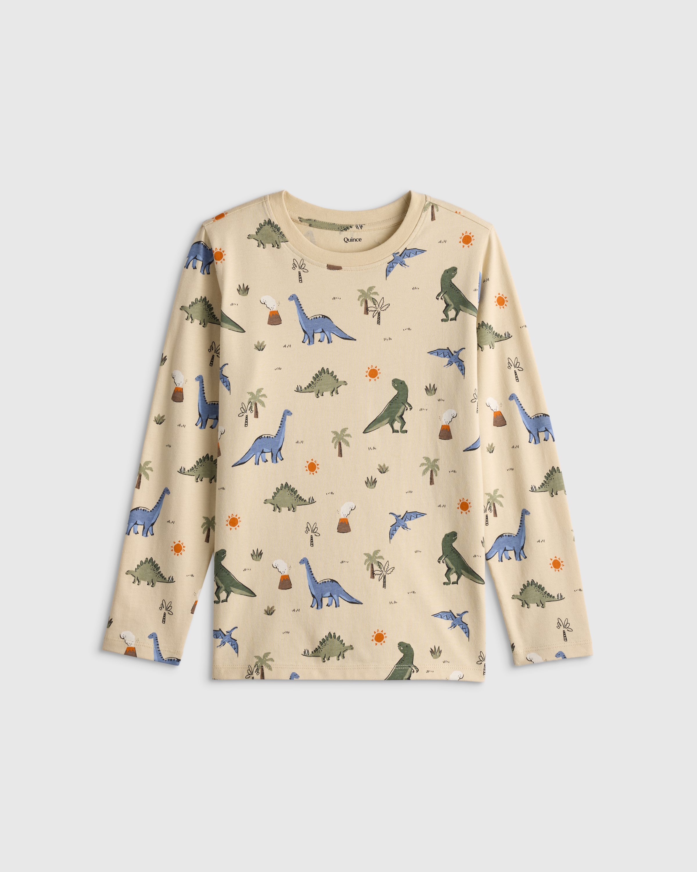 100% Organic Cotton Jersey Long Sleeve Tee