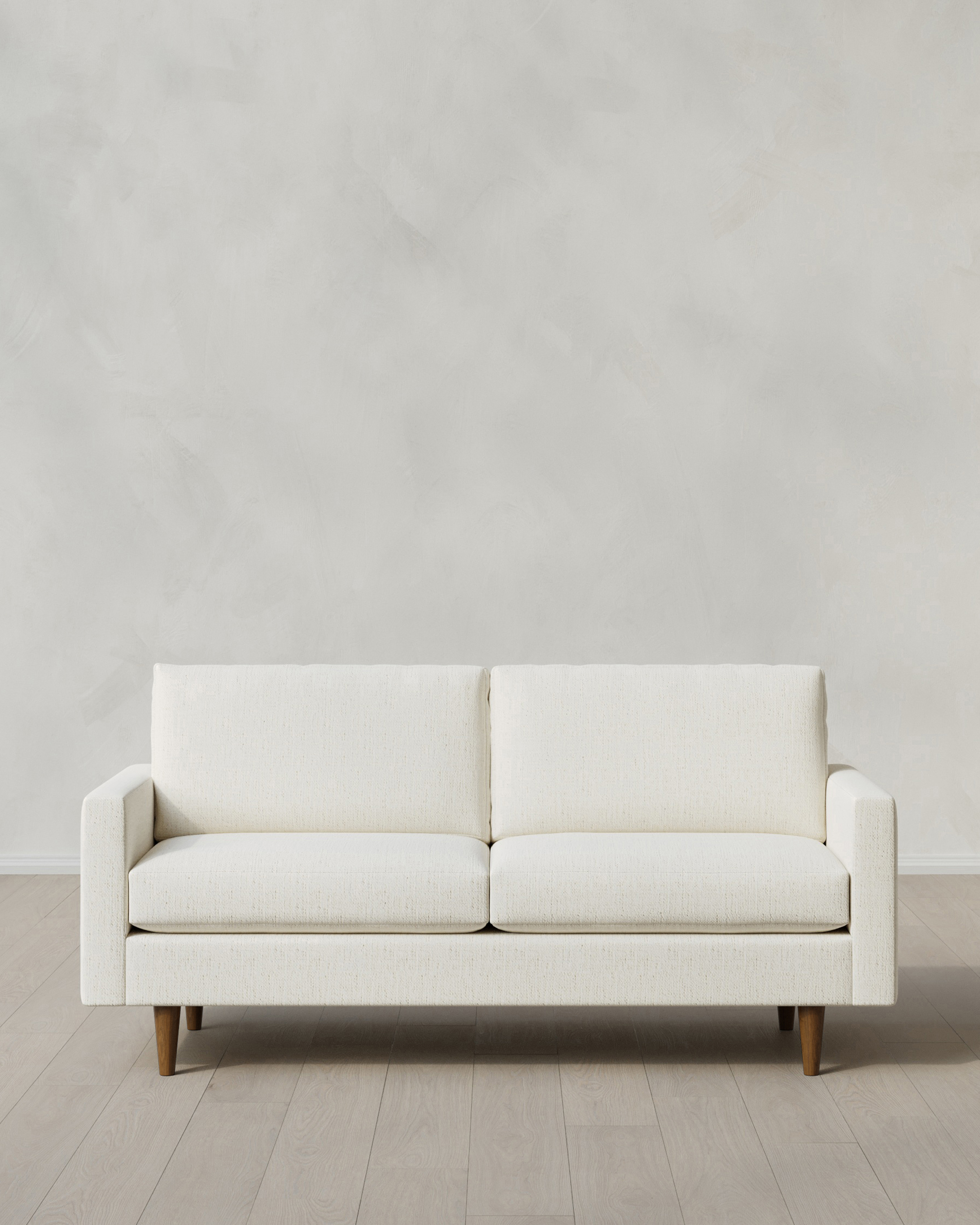 Atlas Midcentury Sofa in Performance Chenille Linen Blend