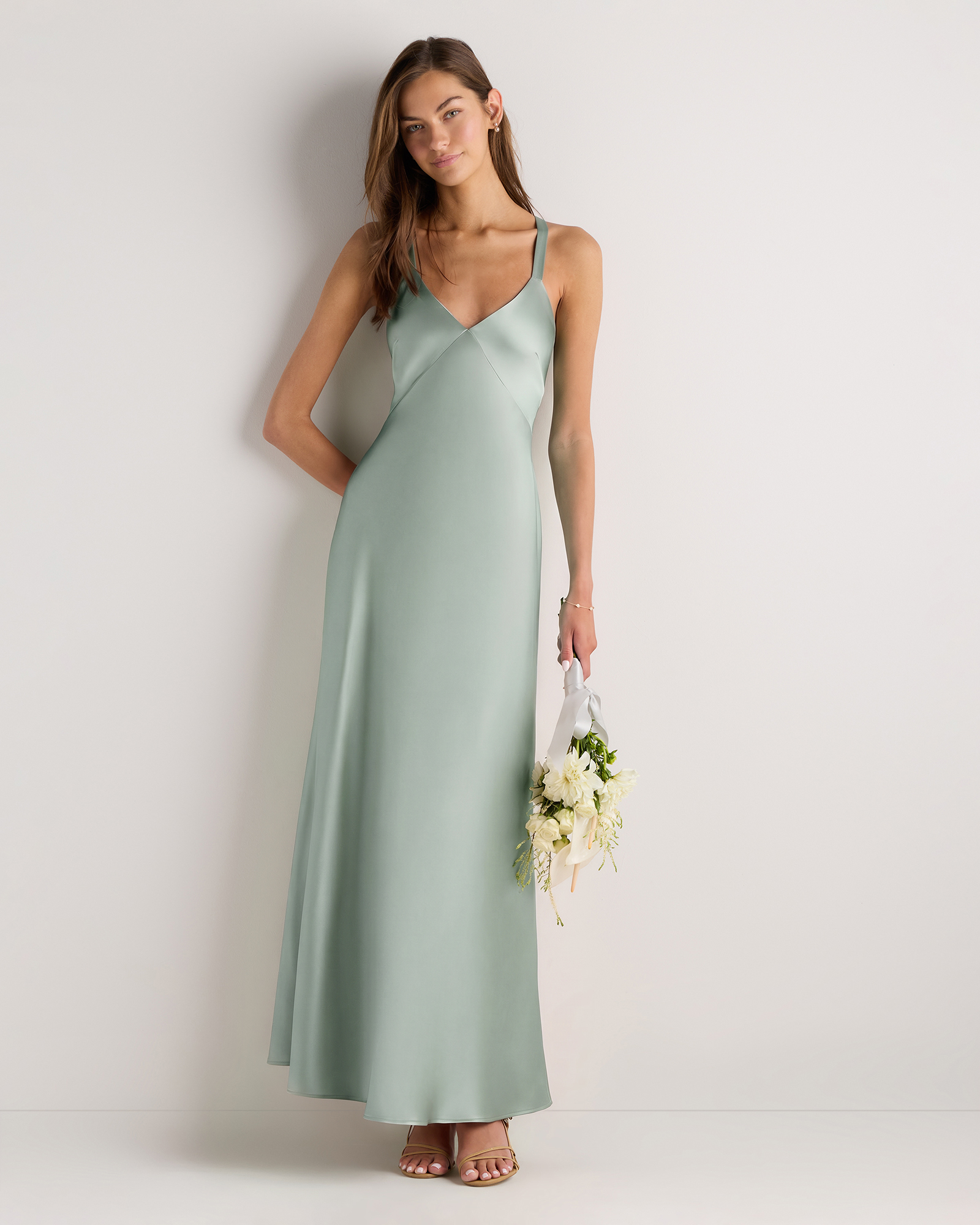 Bianca Stretch Satin Dress