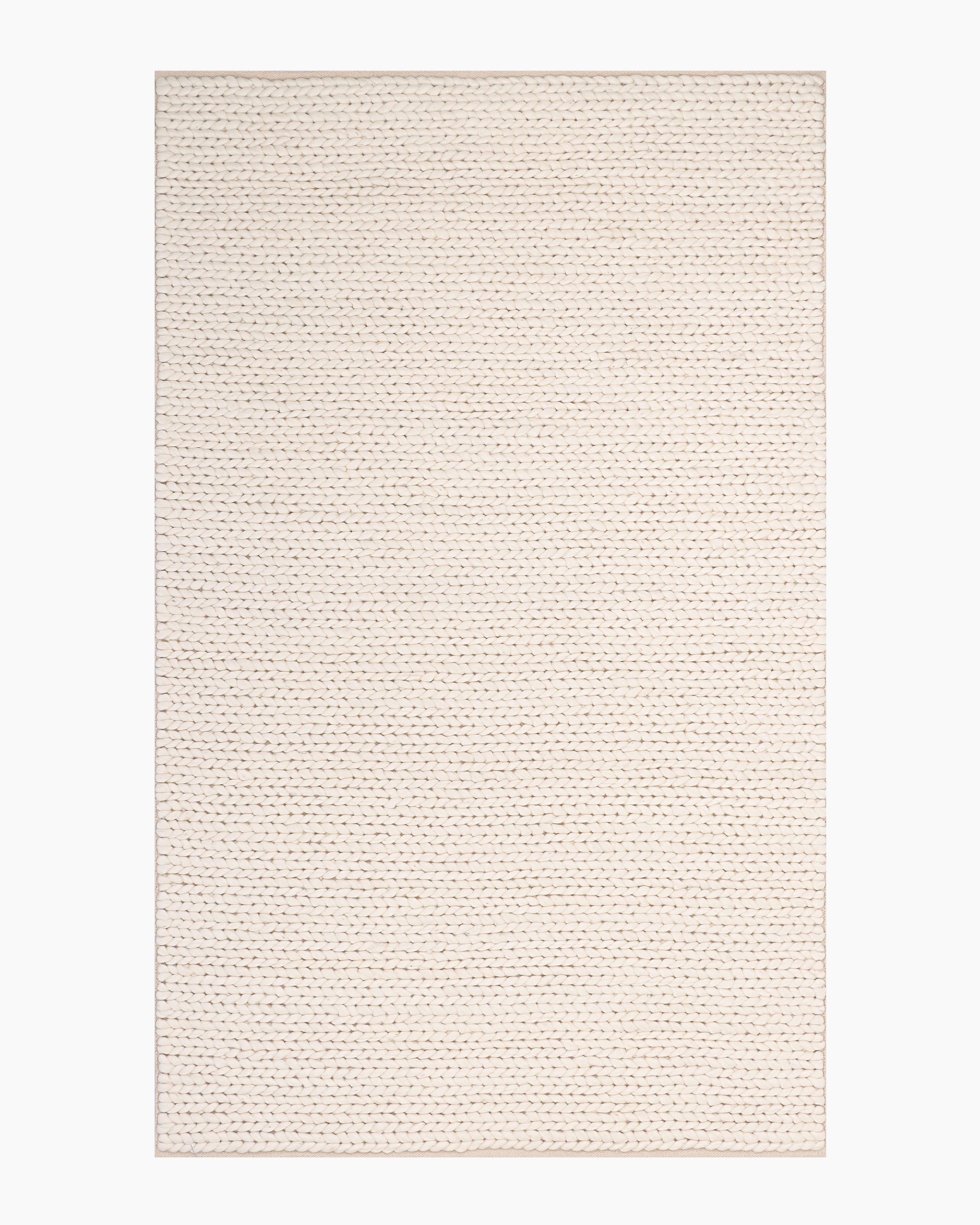 Chunky Hand Braided Wool Rug