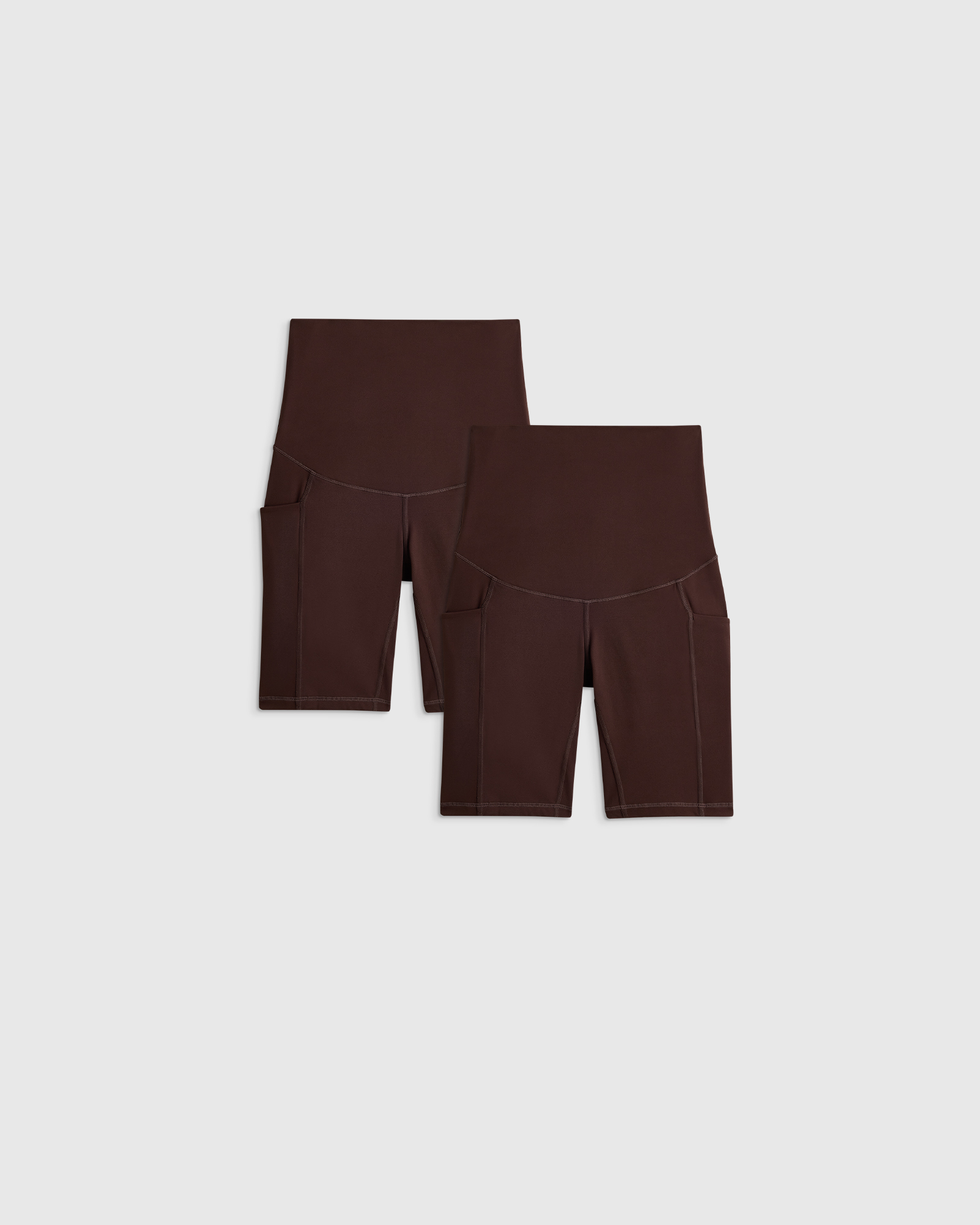 Ultra-Form Maternity Pocket Bike Short 9" 2 Pack