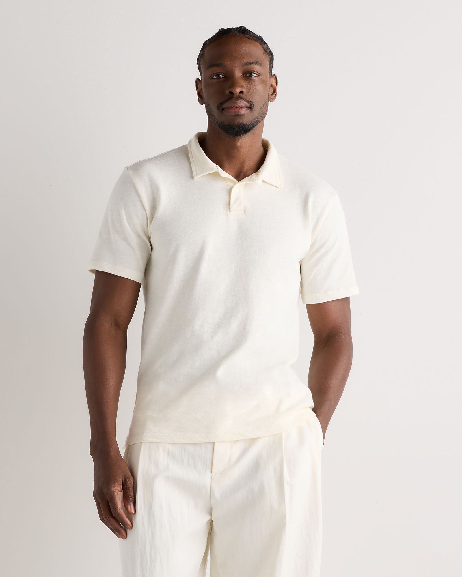100% Organic Cotton Slub Polo