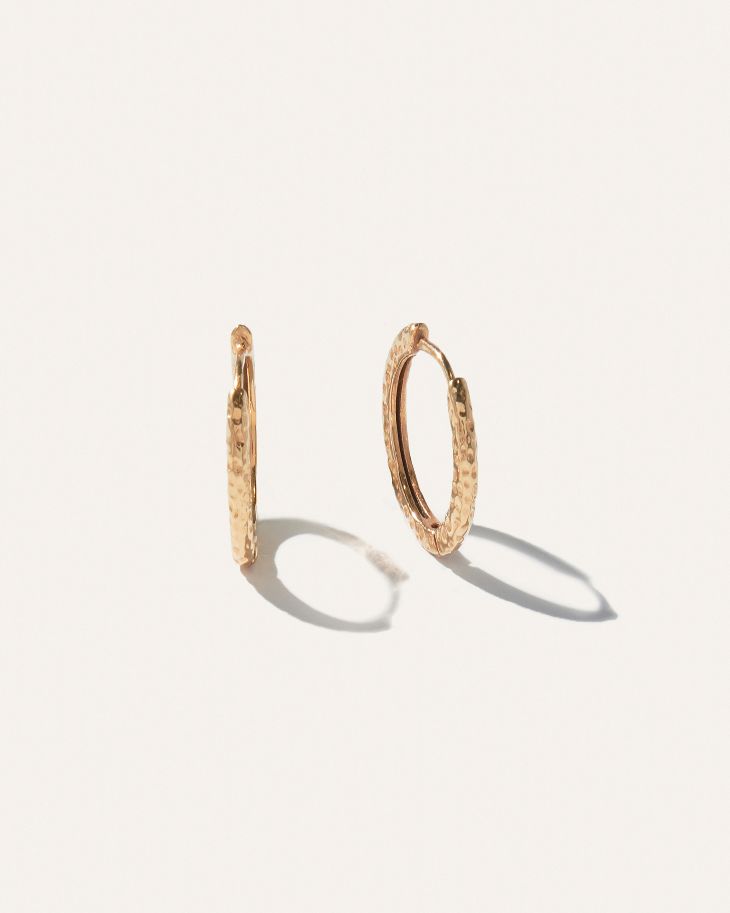 Hammered Nina Medium Hoops