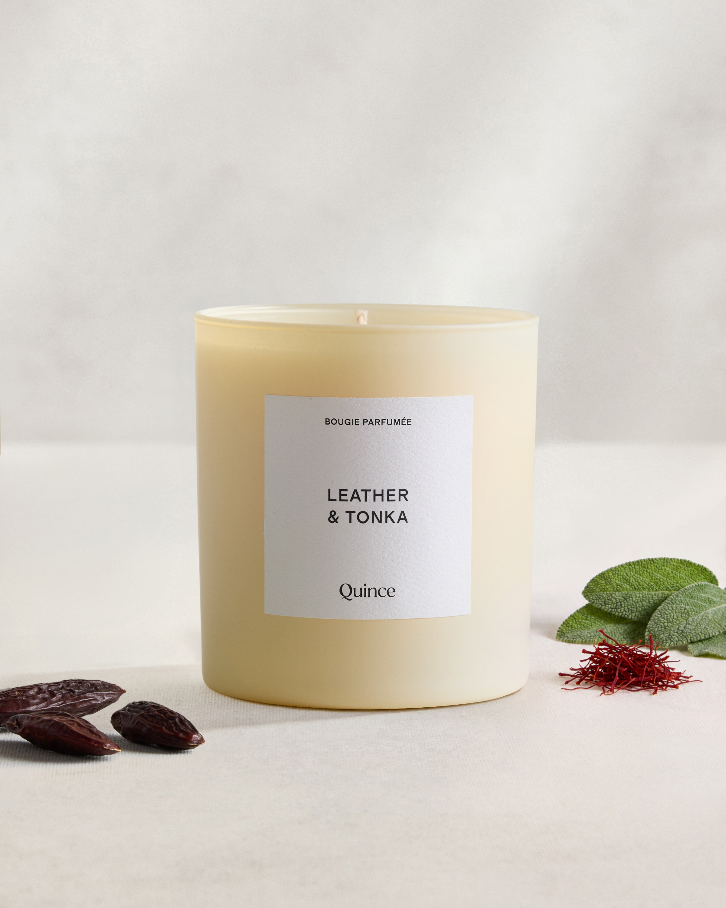 Leather & Tonka Candle