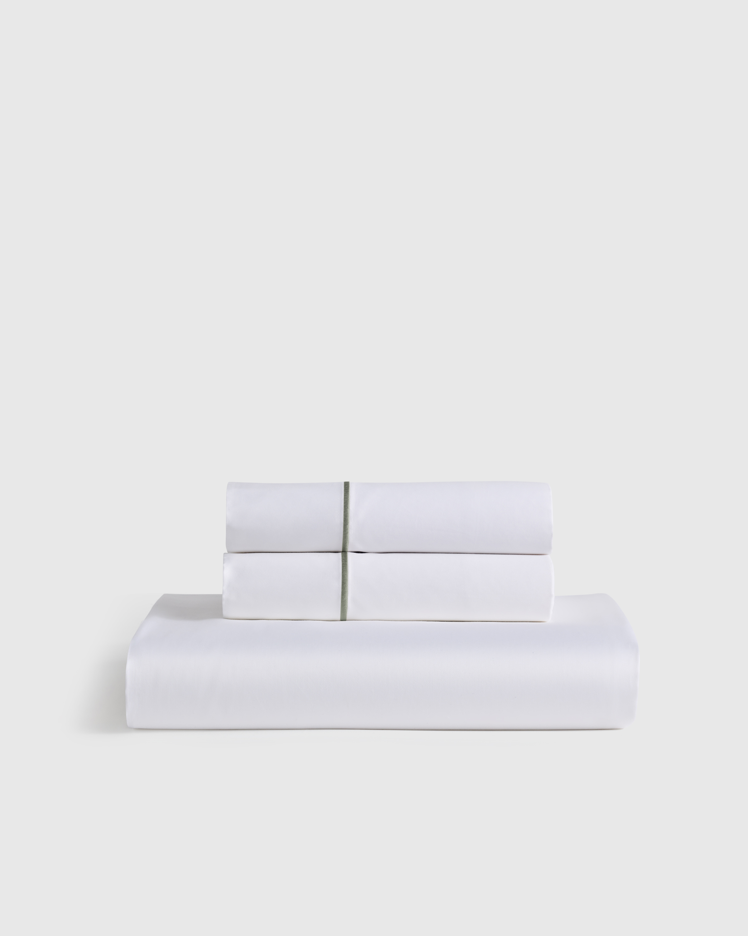 Signature Giza Cotton Sateen Embroidered Fitted Sheet Set
