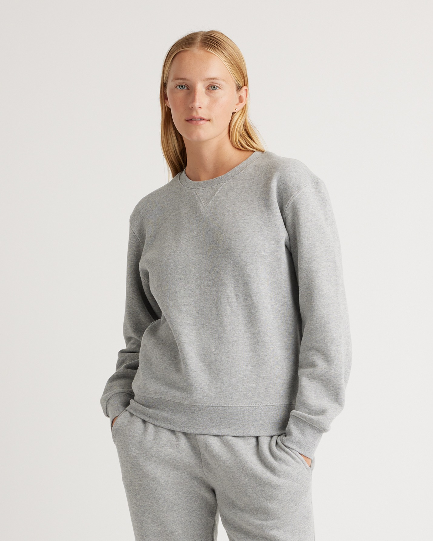 Organic Heavyweight Fleece Boyfriend Crew