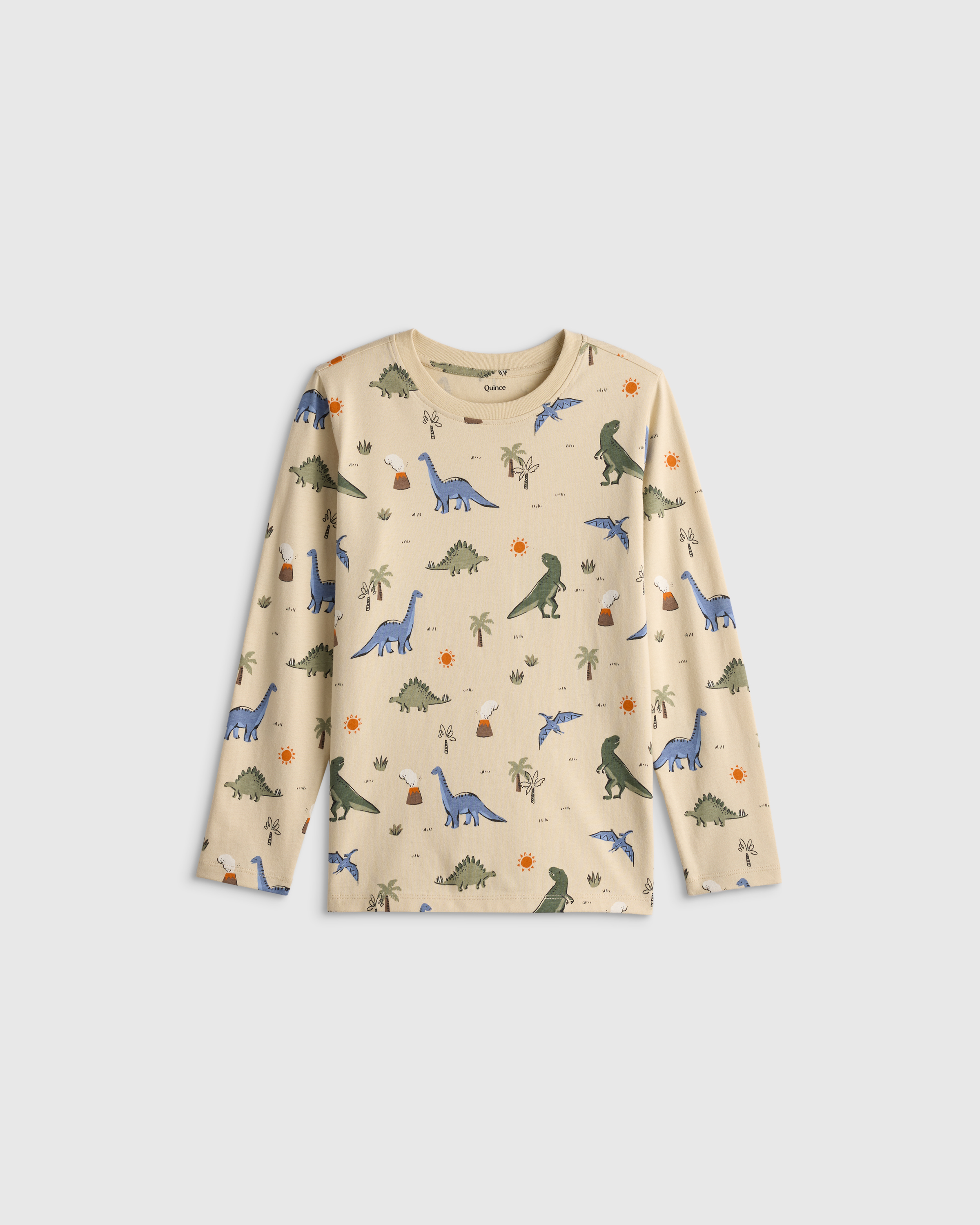 100% Organic Cotton Jersey Long Sleeve Tee