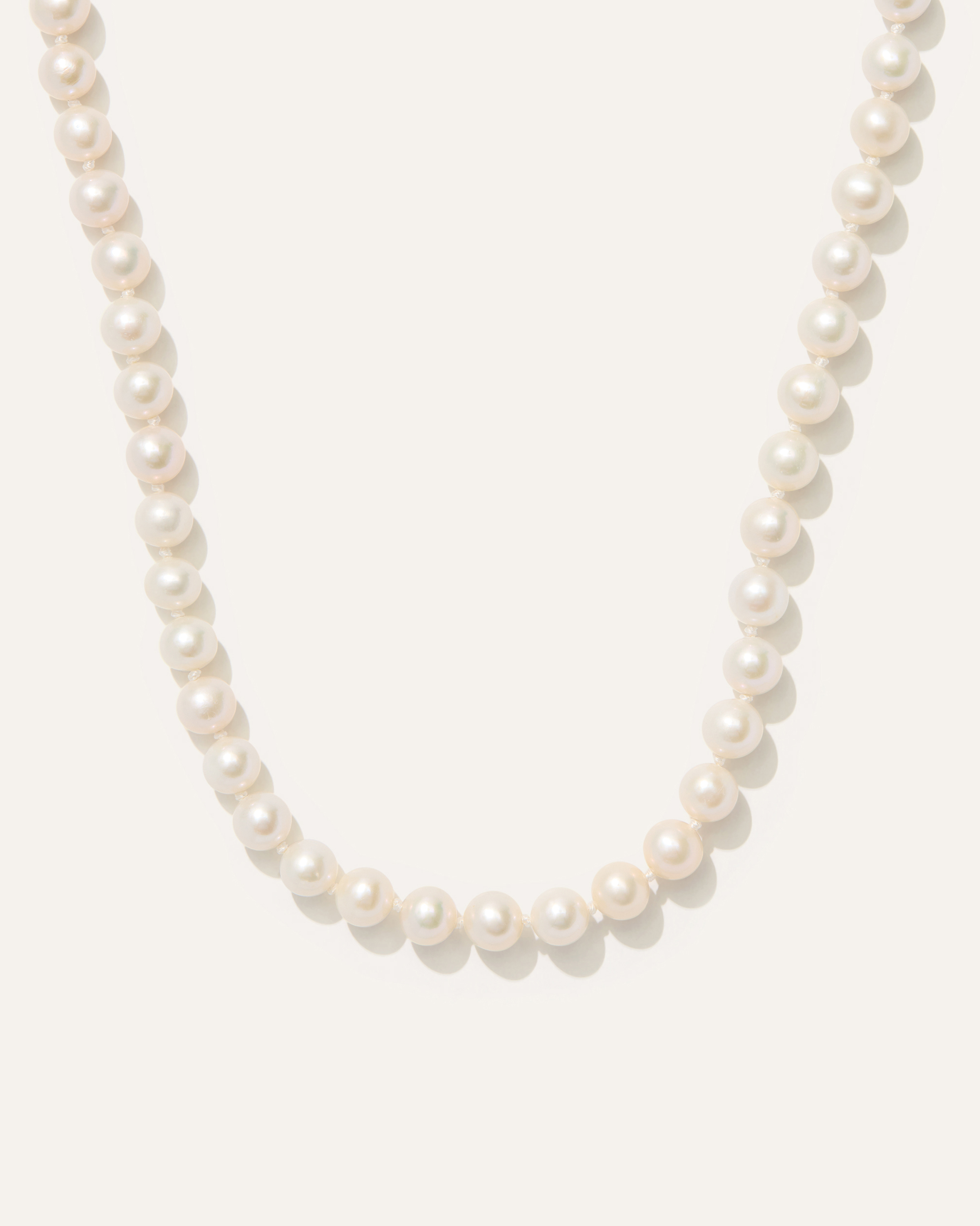 14K Gold Freshwater Cultured Pearl Strand Necklace
