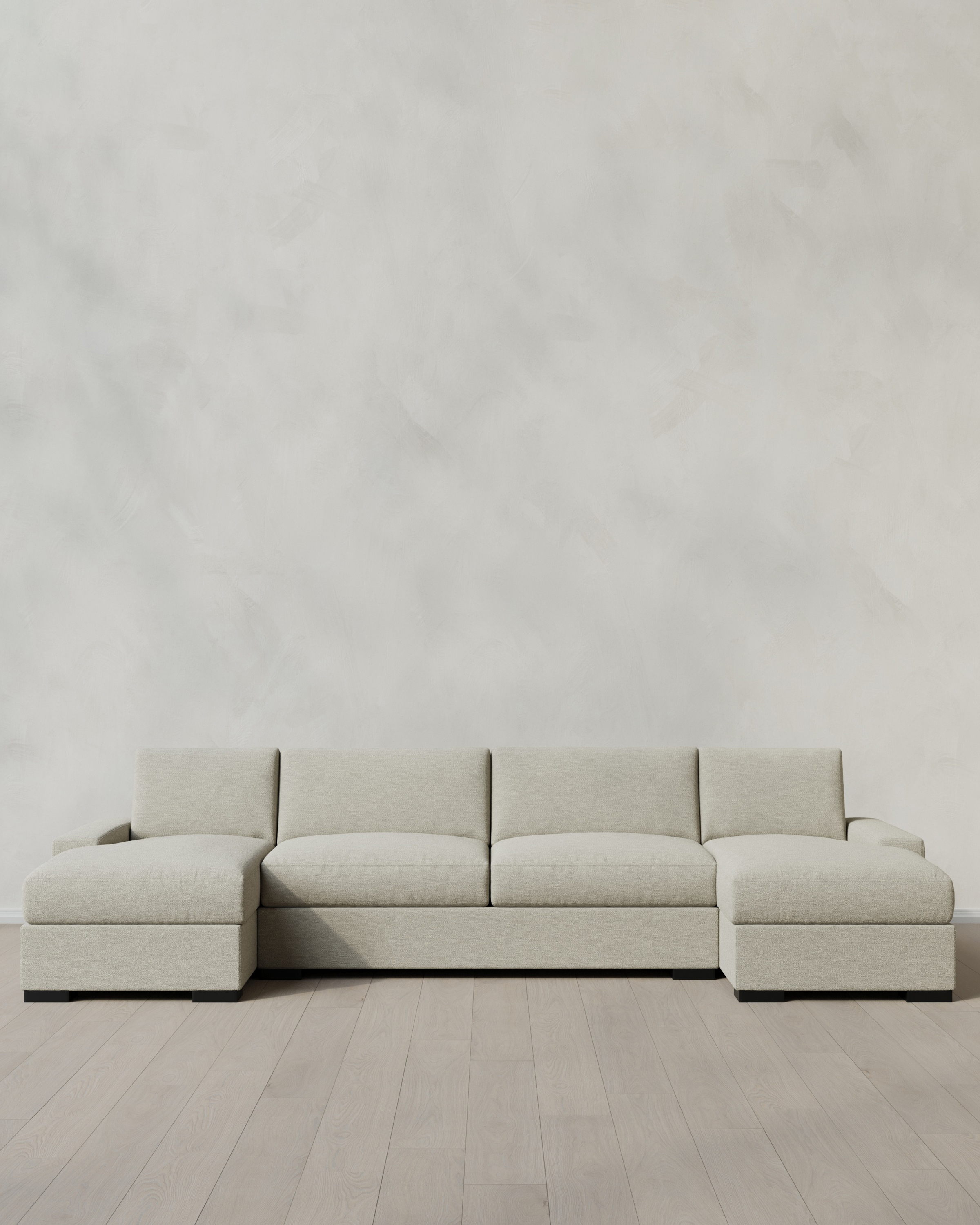 Stillman U Sectional in Performance Basketweave