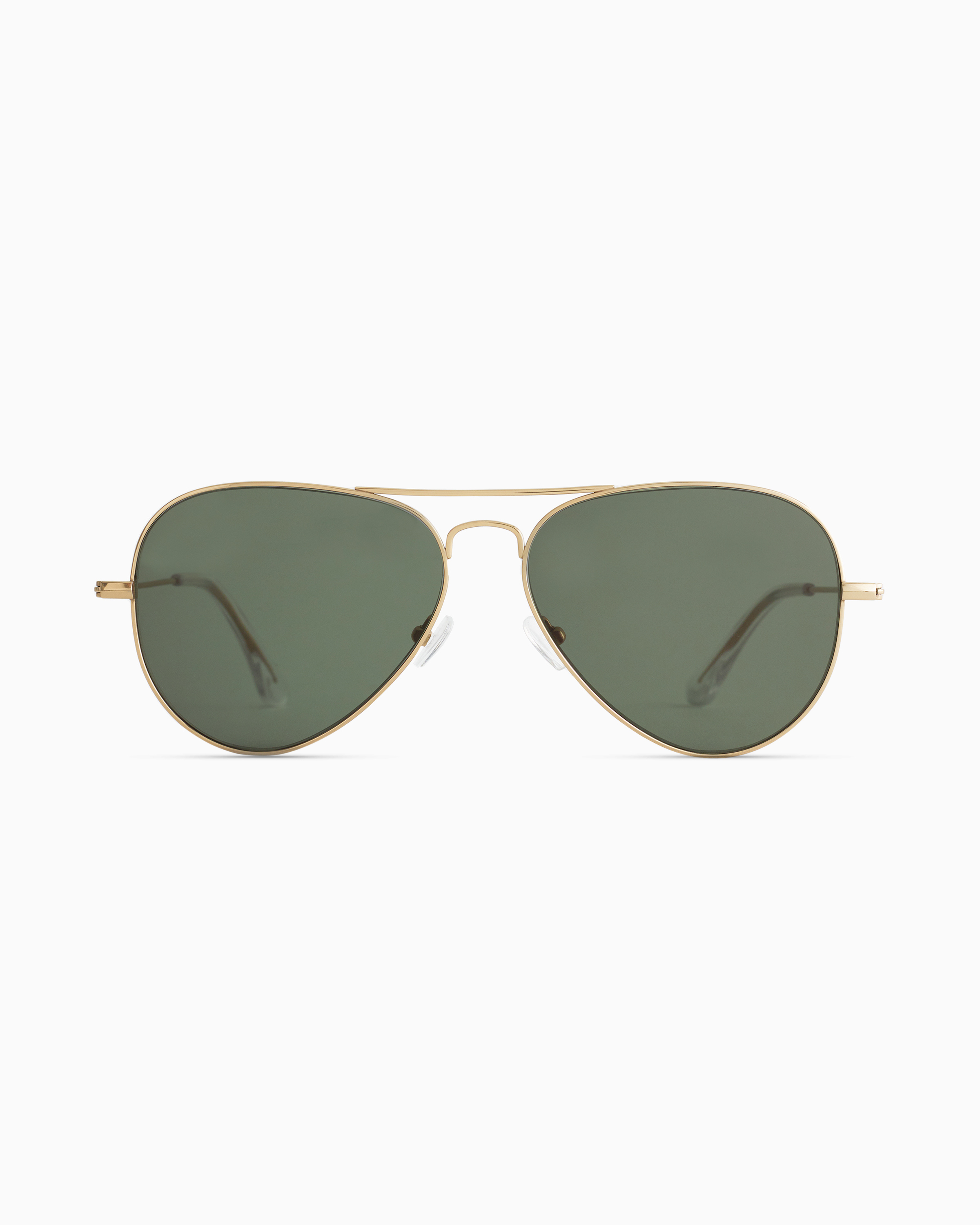 Halston Polarized Stainless Steel Aviator Sunglasses