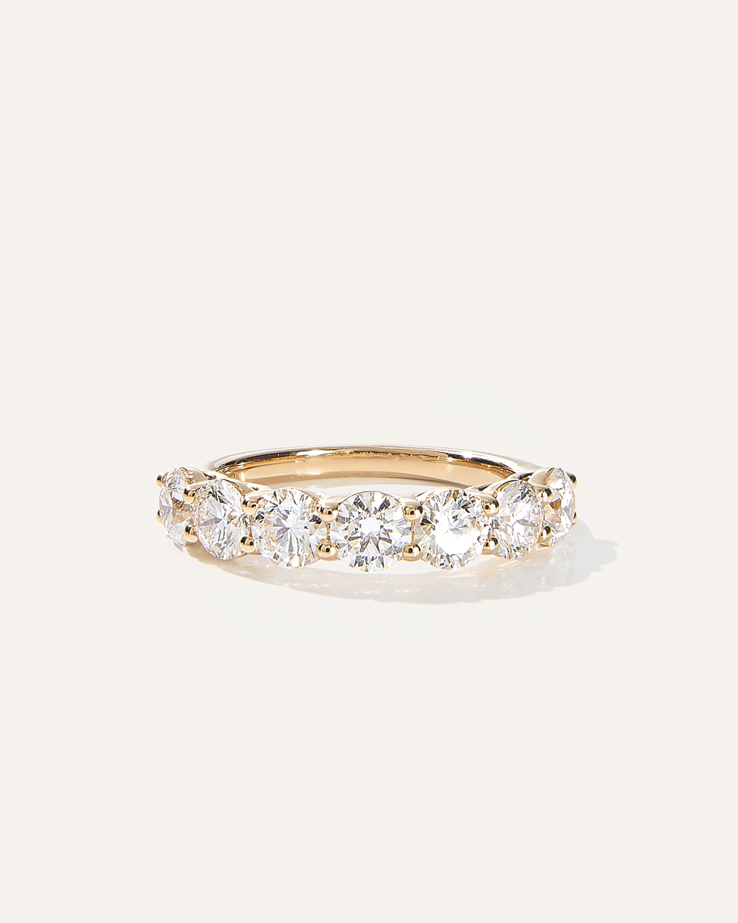 Lab Grown Diamond Round Seven Stone Band