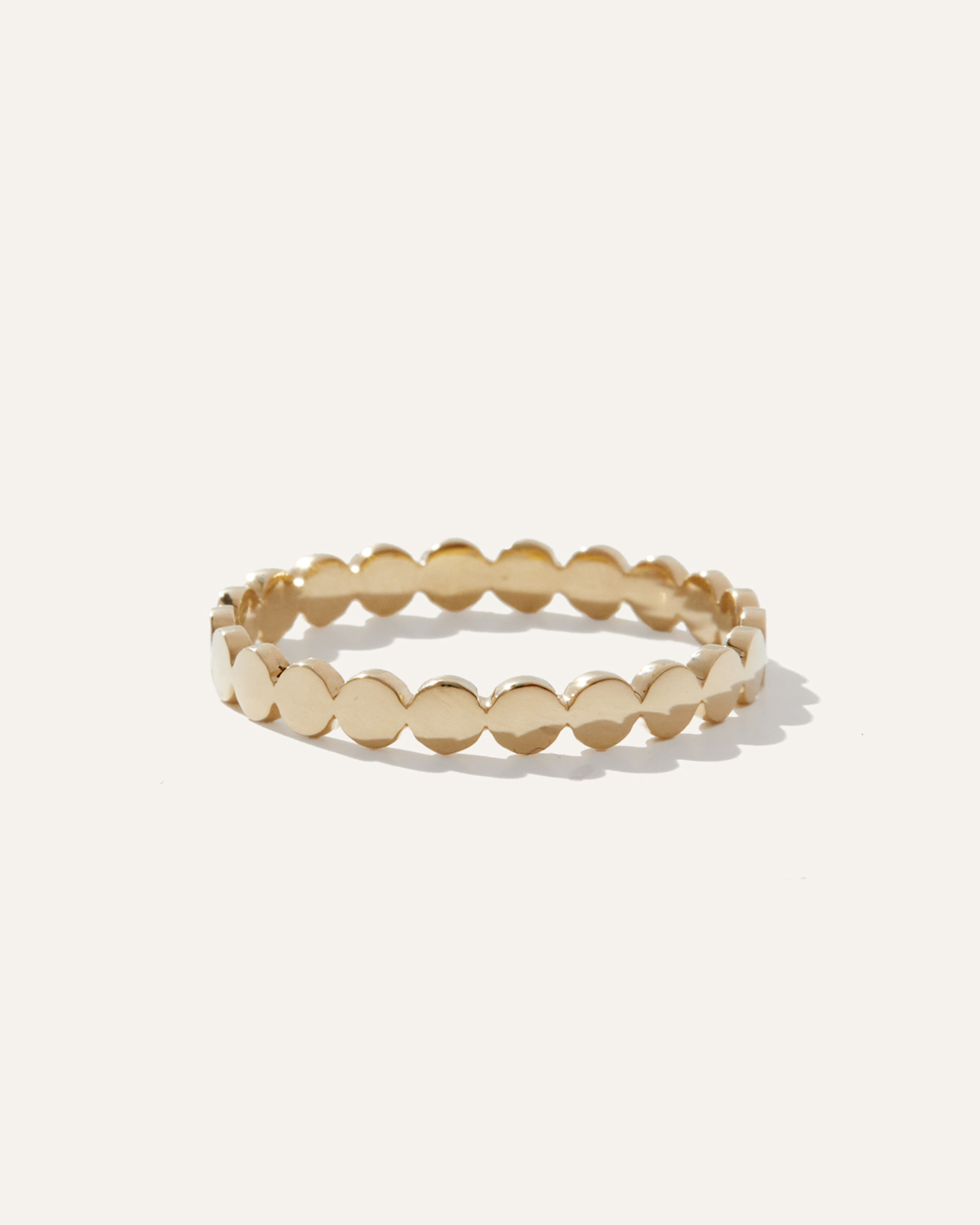 14K Gold Circle Eternity Band