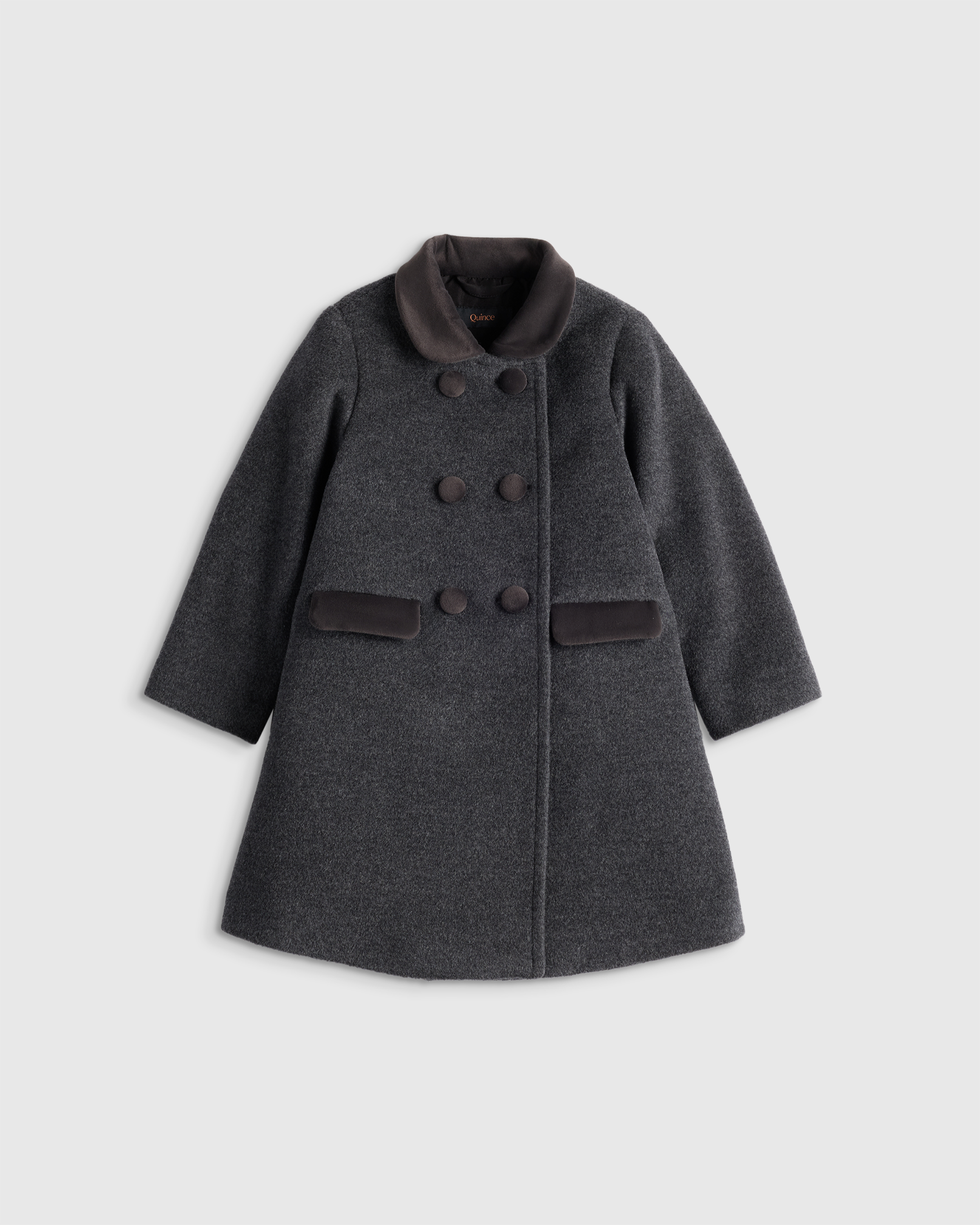 Girls Wool Cashmere Coat