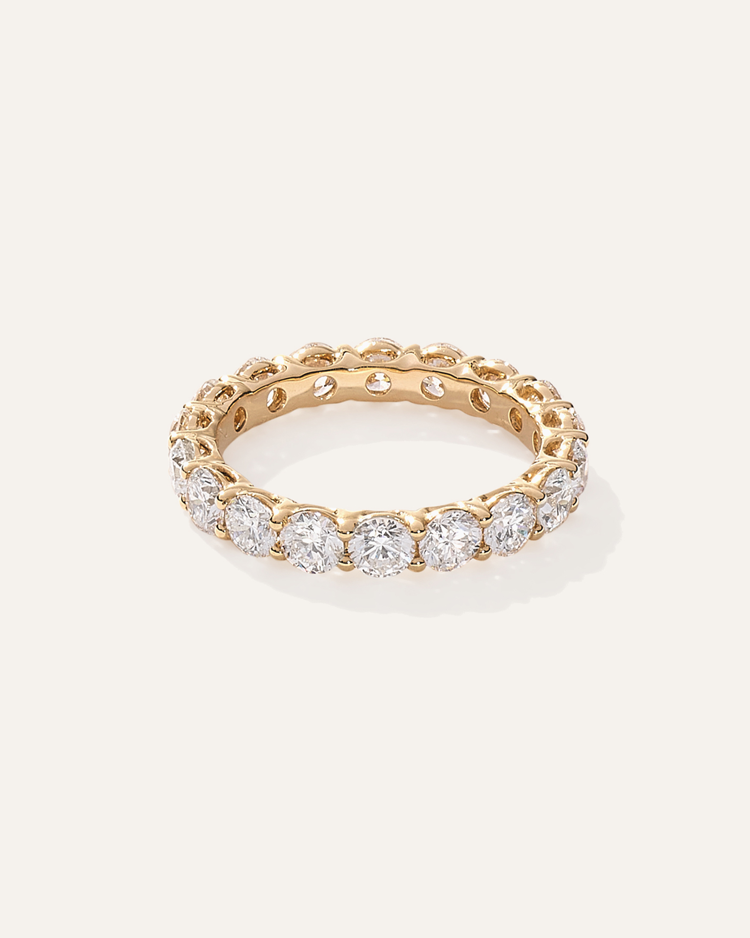 Lab Grown Diamond Round Eternity Band