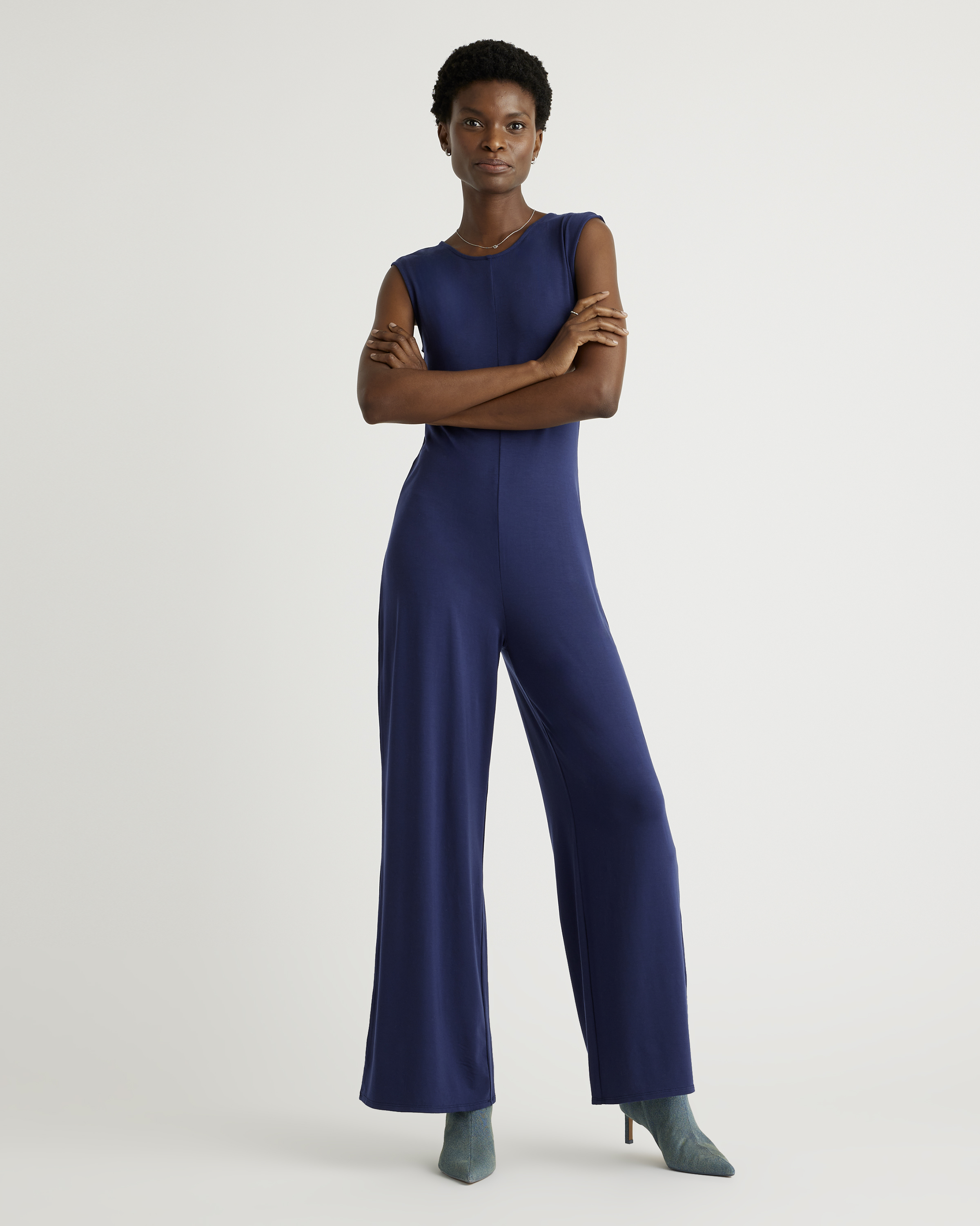 Tencel Jersey Tank Jumpsuit