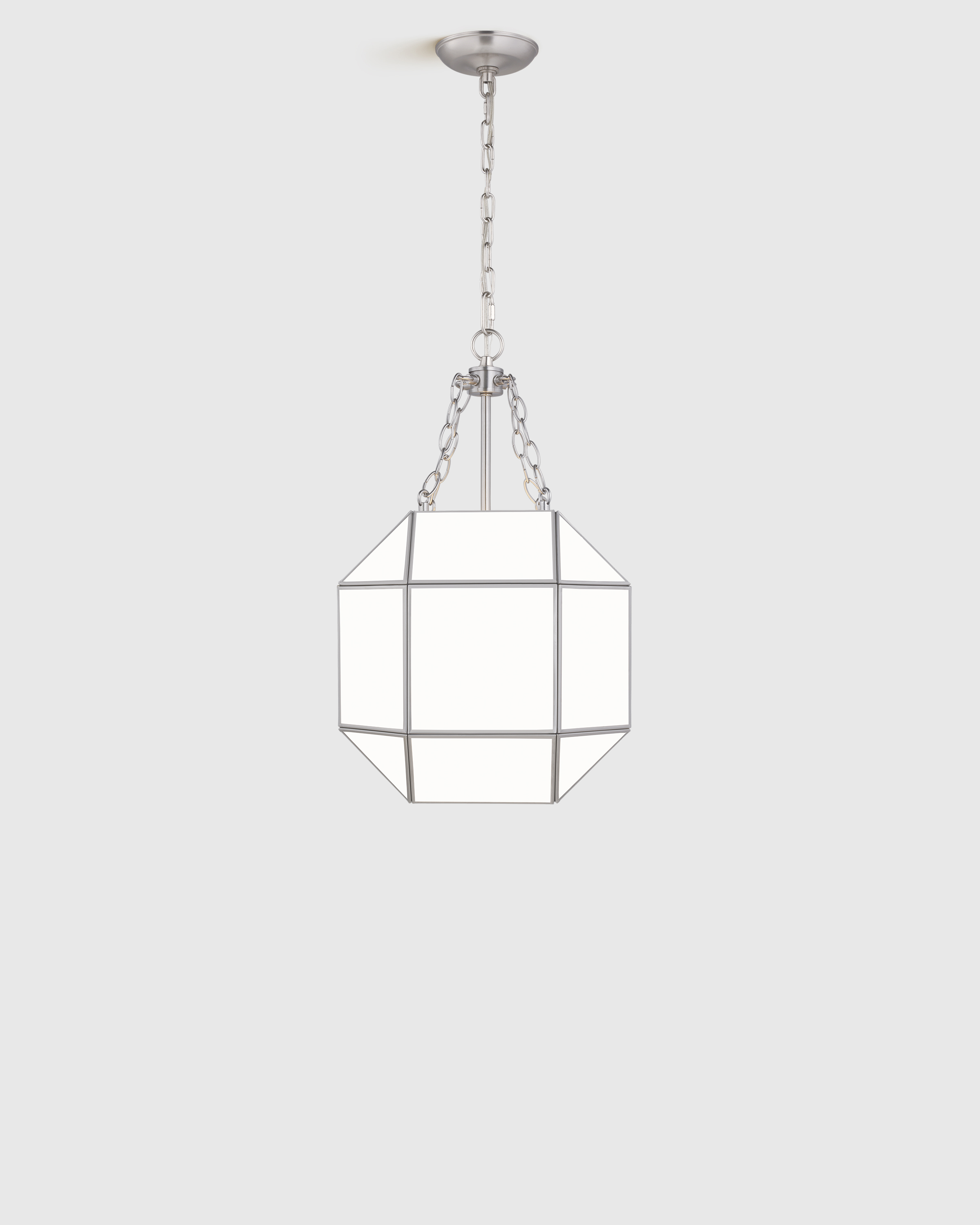 Geometric Steel Lantern Light