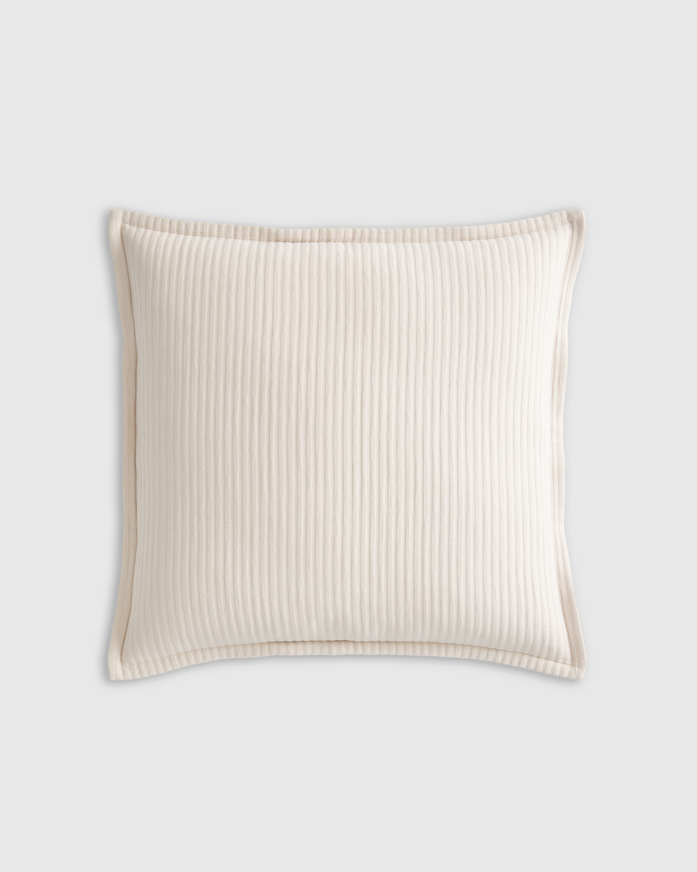 Organic Cotton Matelasse Euro Sham