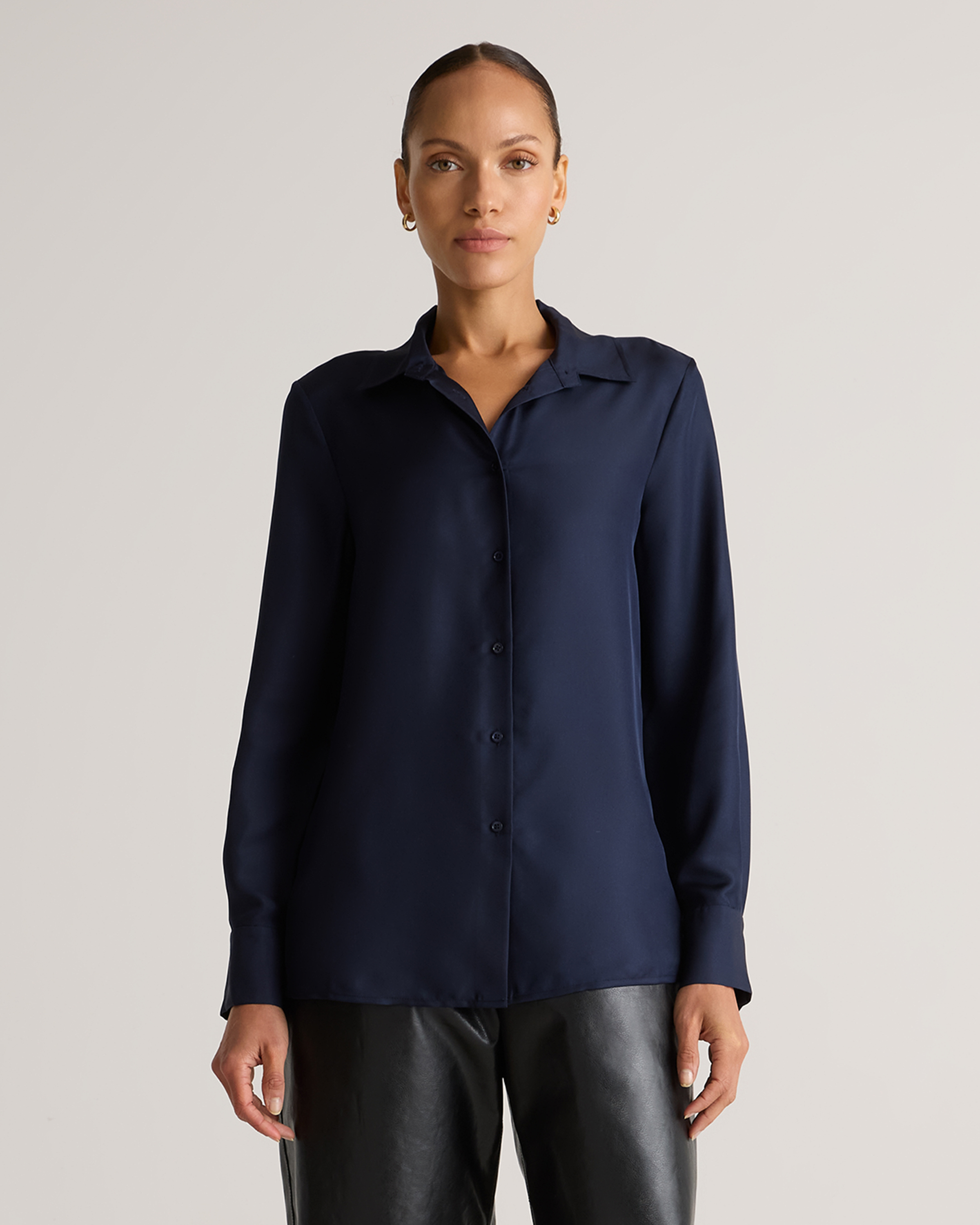 100% Silk Twill Blouse
