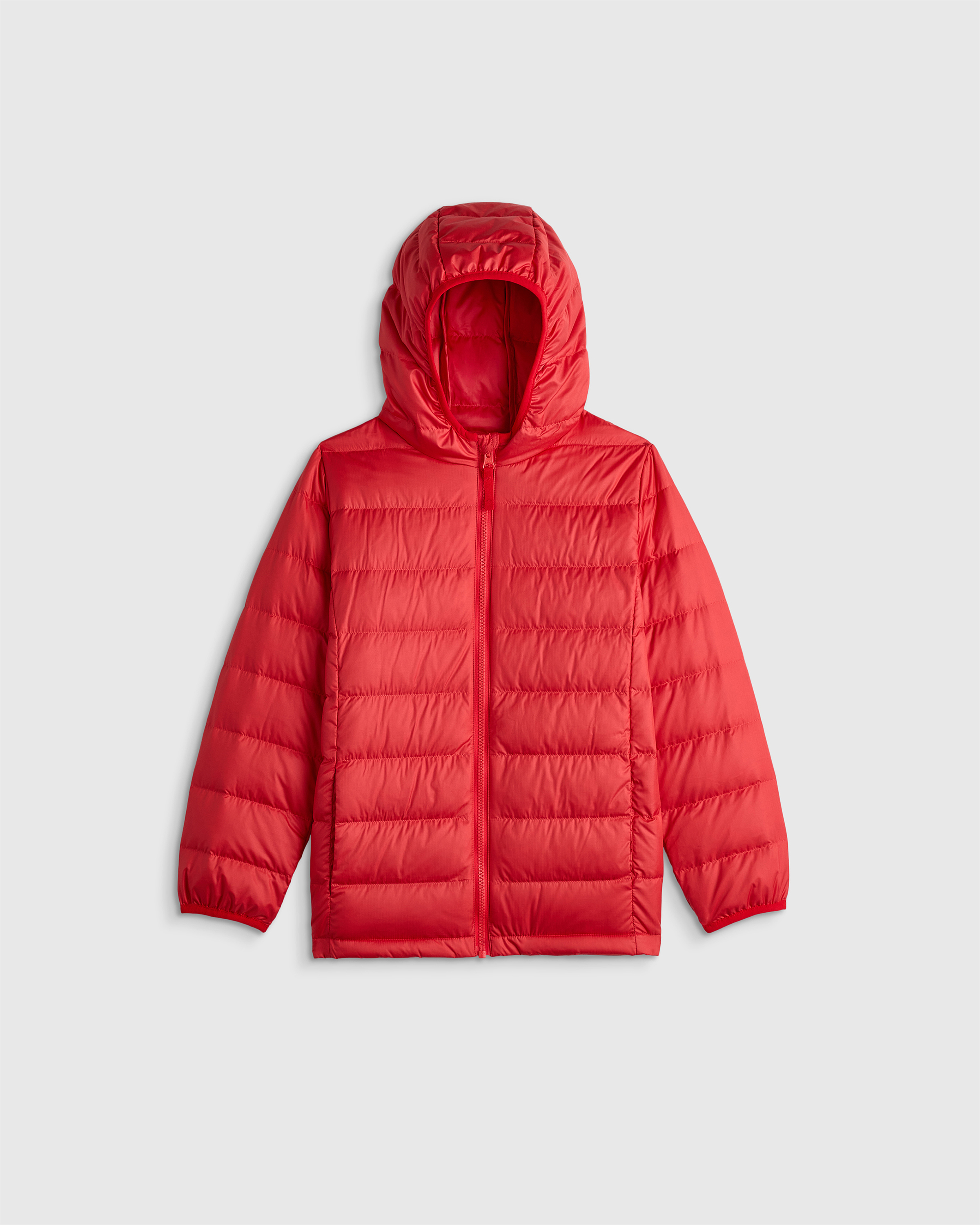 Lightweight Down Hooded Puffer Jacket