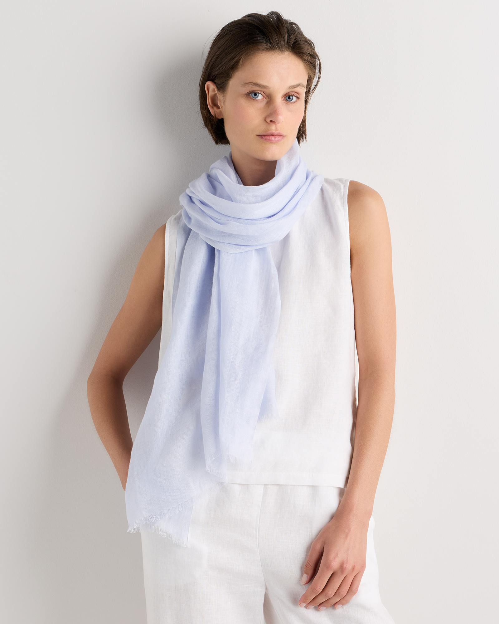 100% European Linen Scarf