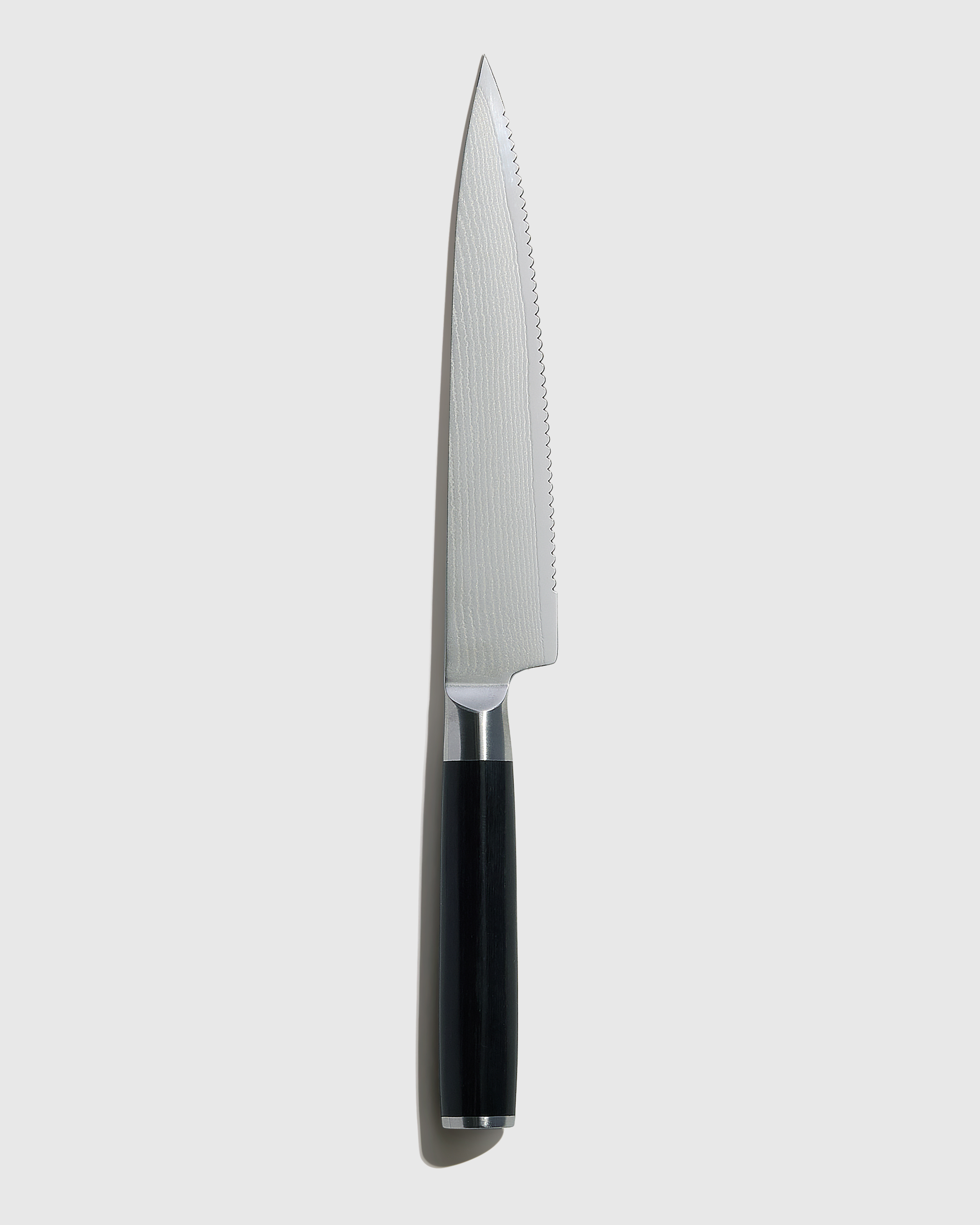 Japanese Damascus Steel 6" Serrated Utility Knife