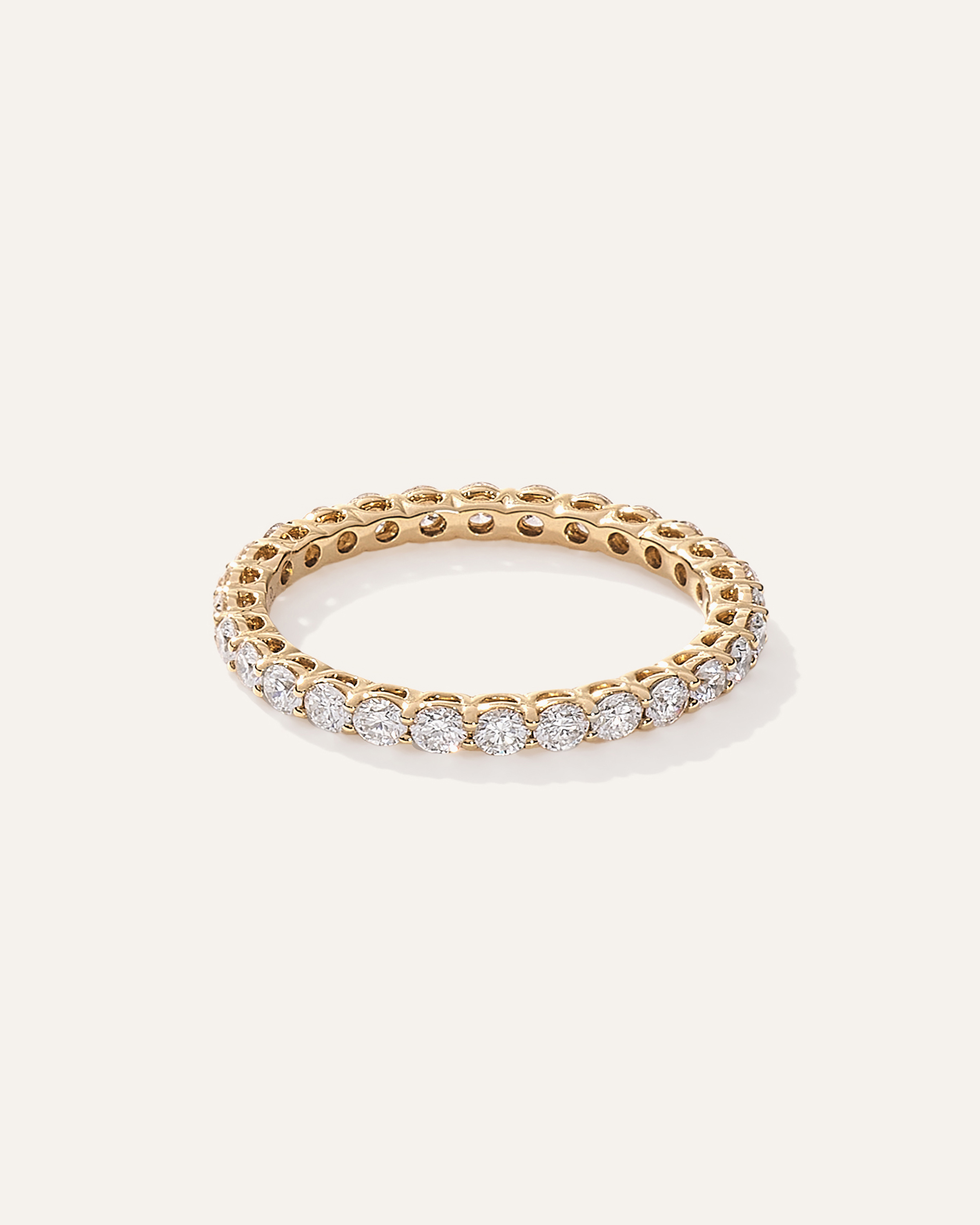 Lab Grown Diamond Round Eternity Band