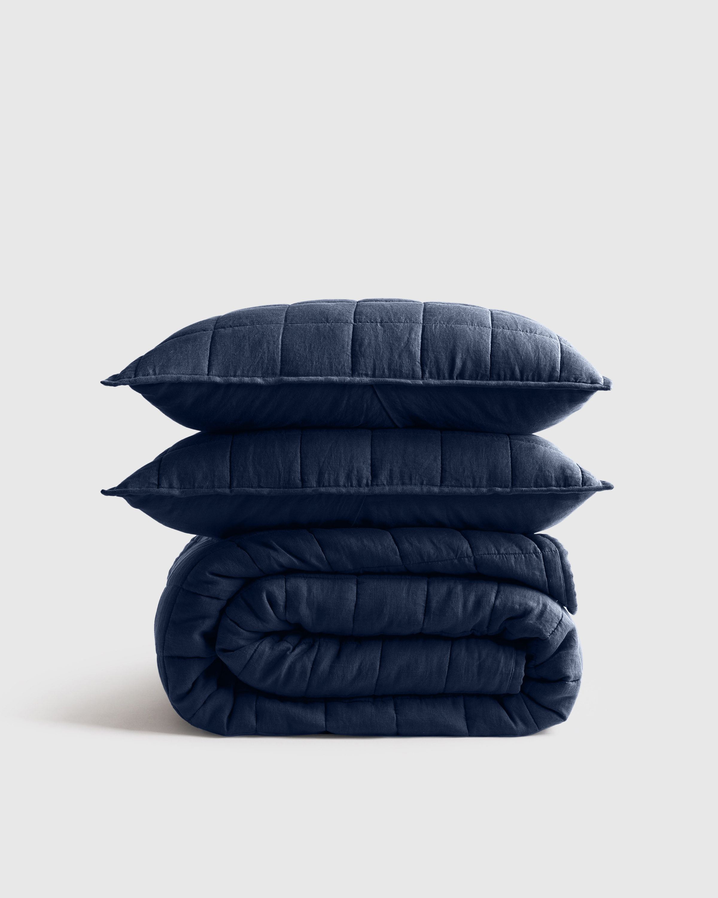 European Linen Box Quilt Set