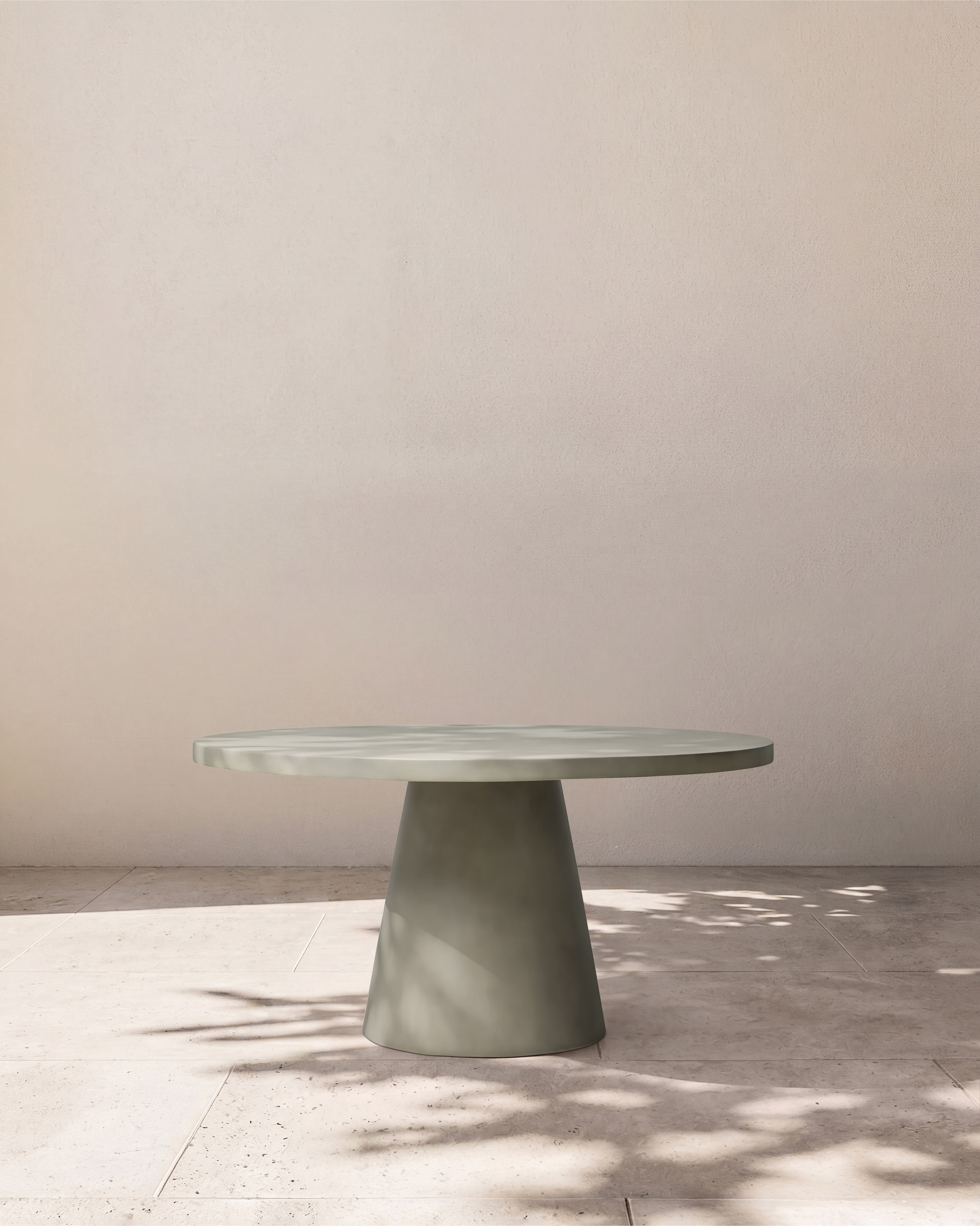 Concrete Pedestal Indoor/Outdoor Dining Table