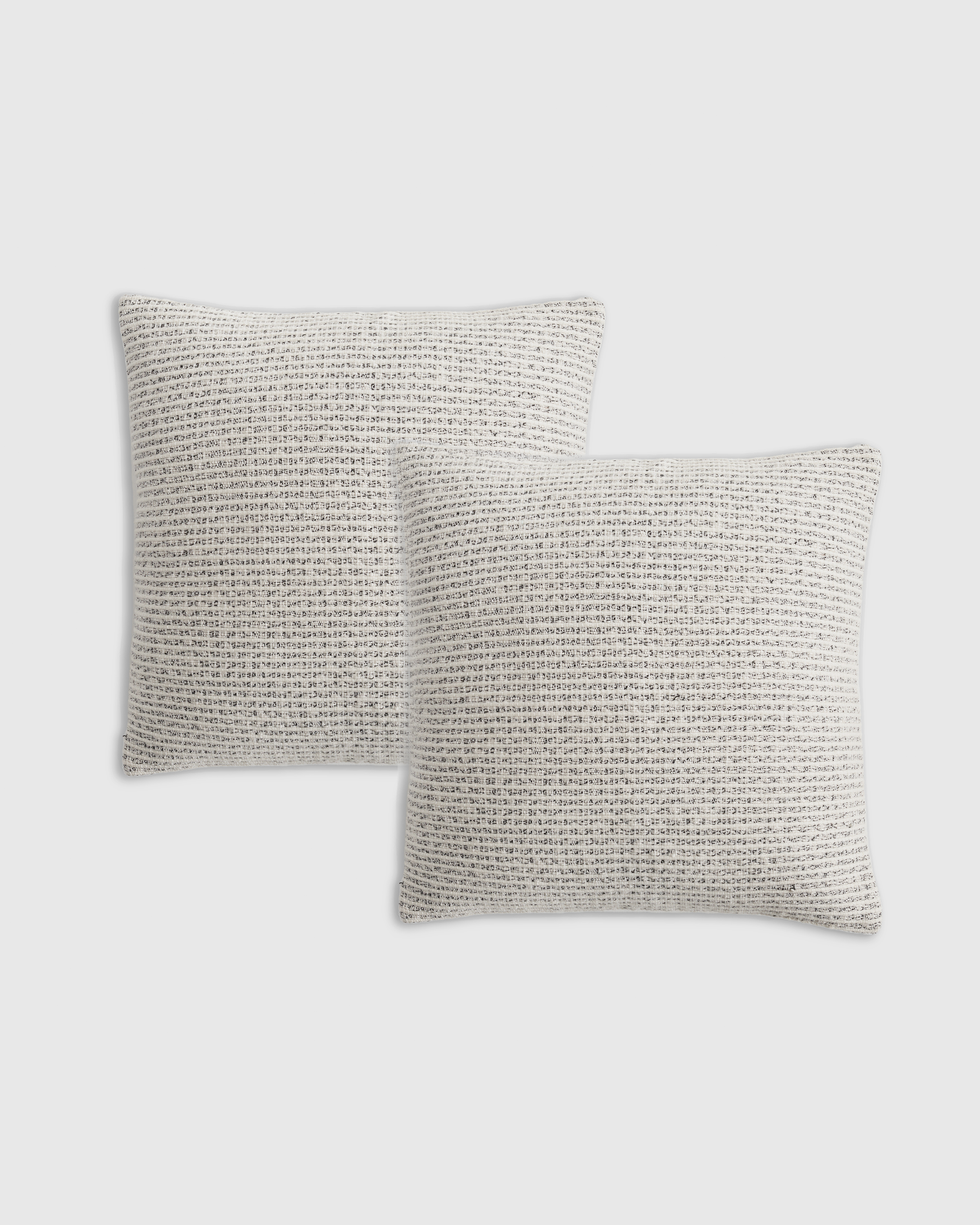 Mira Textured Stripe Pillow Cover - set of 2